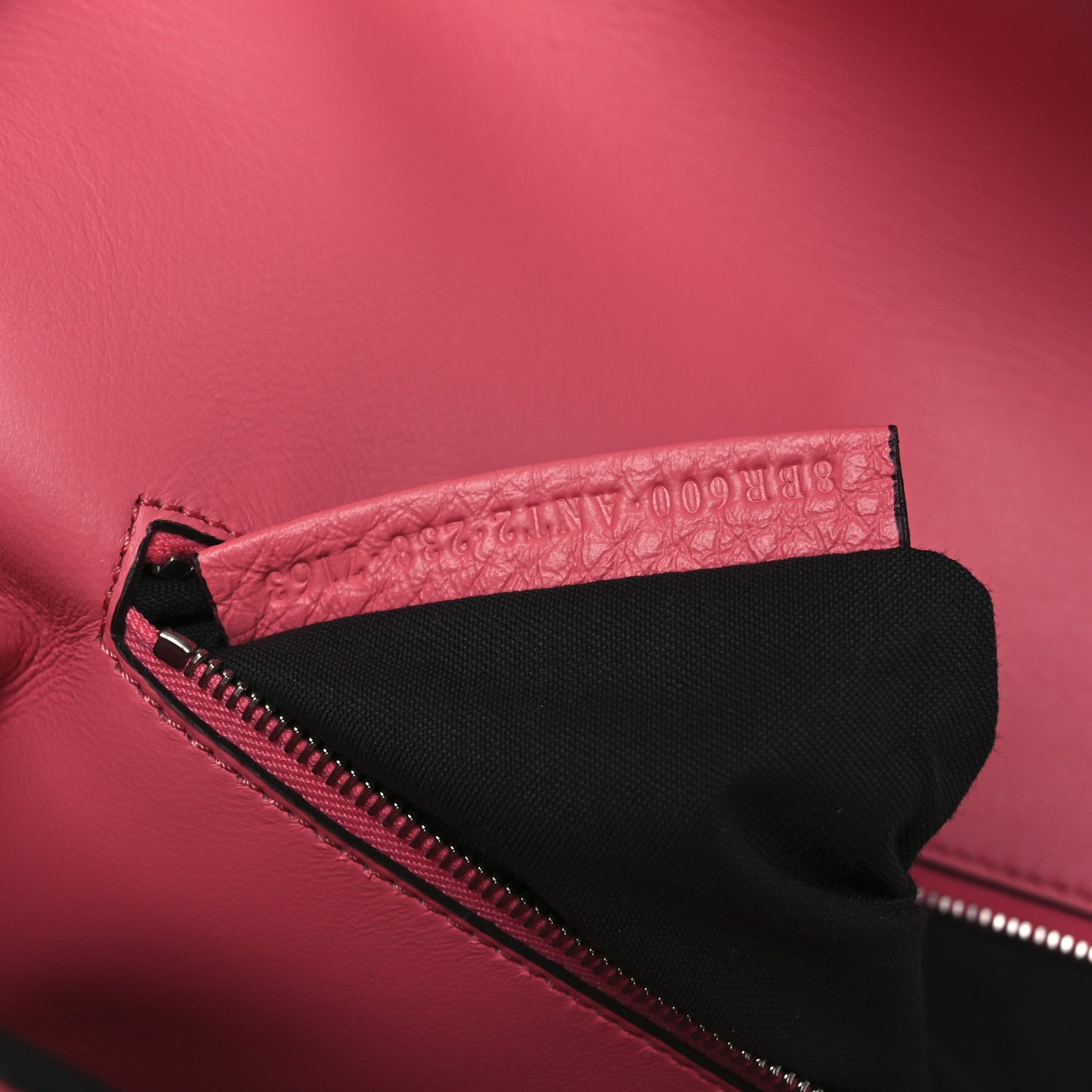 Cuoio Roma Sellerissima Nappa Sintetica Tape Stitch Baguette Pink Dalia