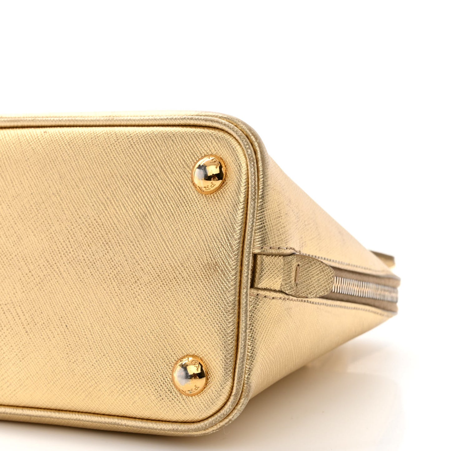 Saffiano Lux Small Promenade Tote Platino