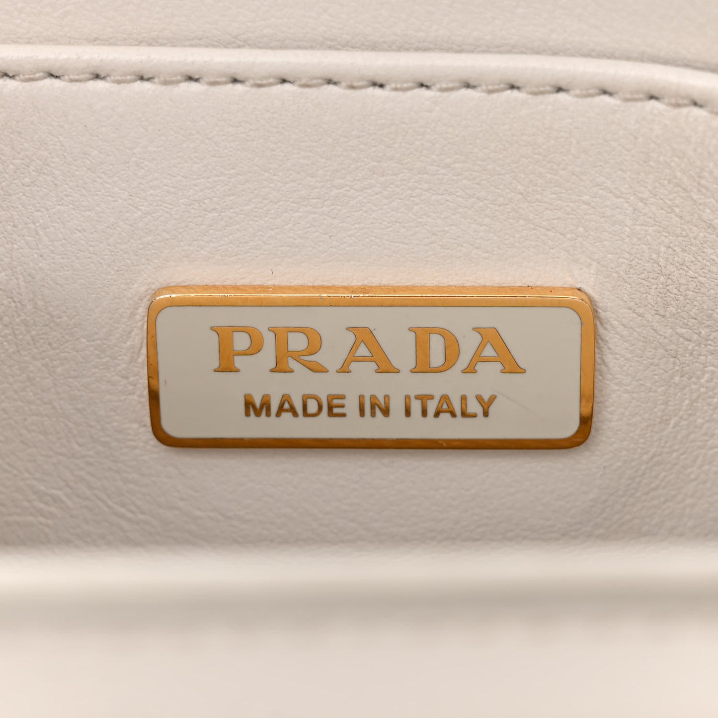 Saffiano Lux Micro Tote White