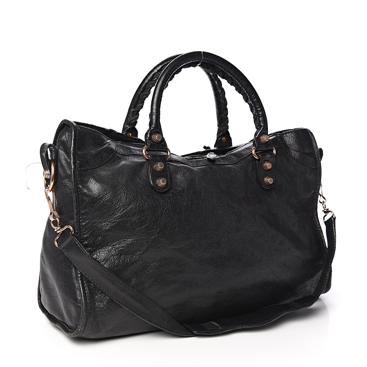 Balenciaga Agneau Giant 12 Rose Gold Hardware City Black 2 of 12