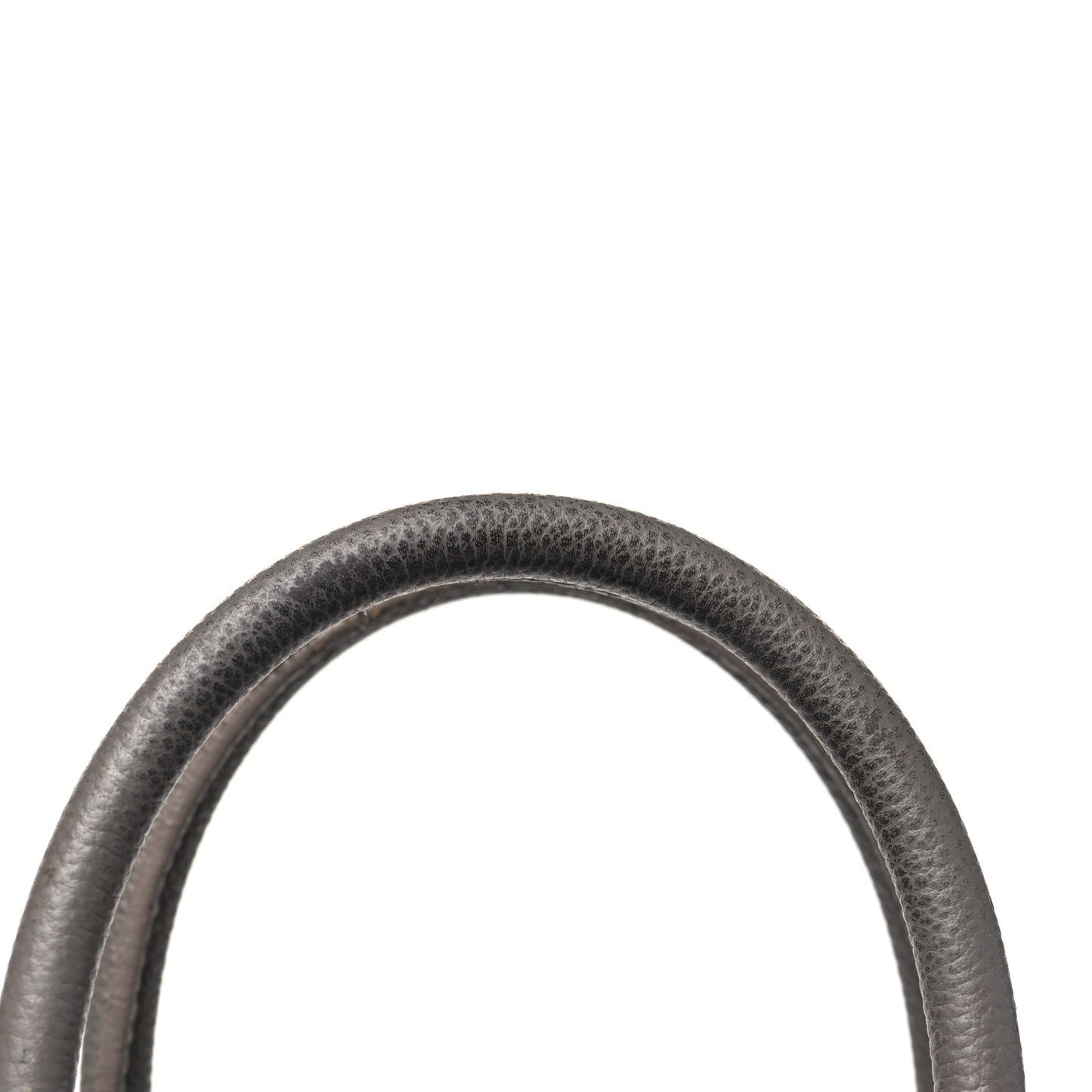 Grained Calfskin Topstich Baby Sac De Jour Grey