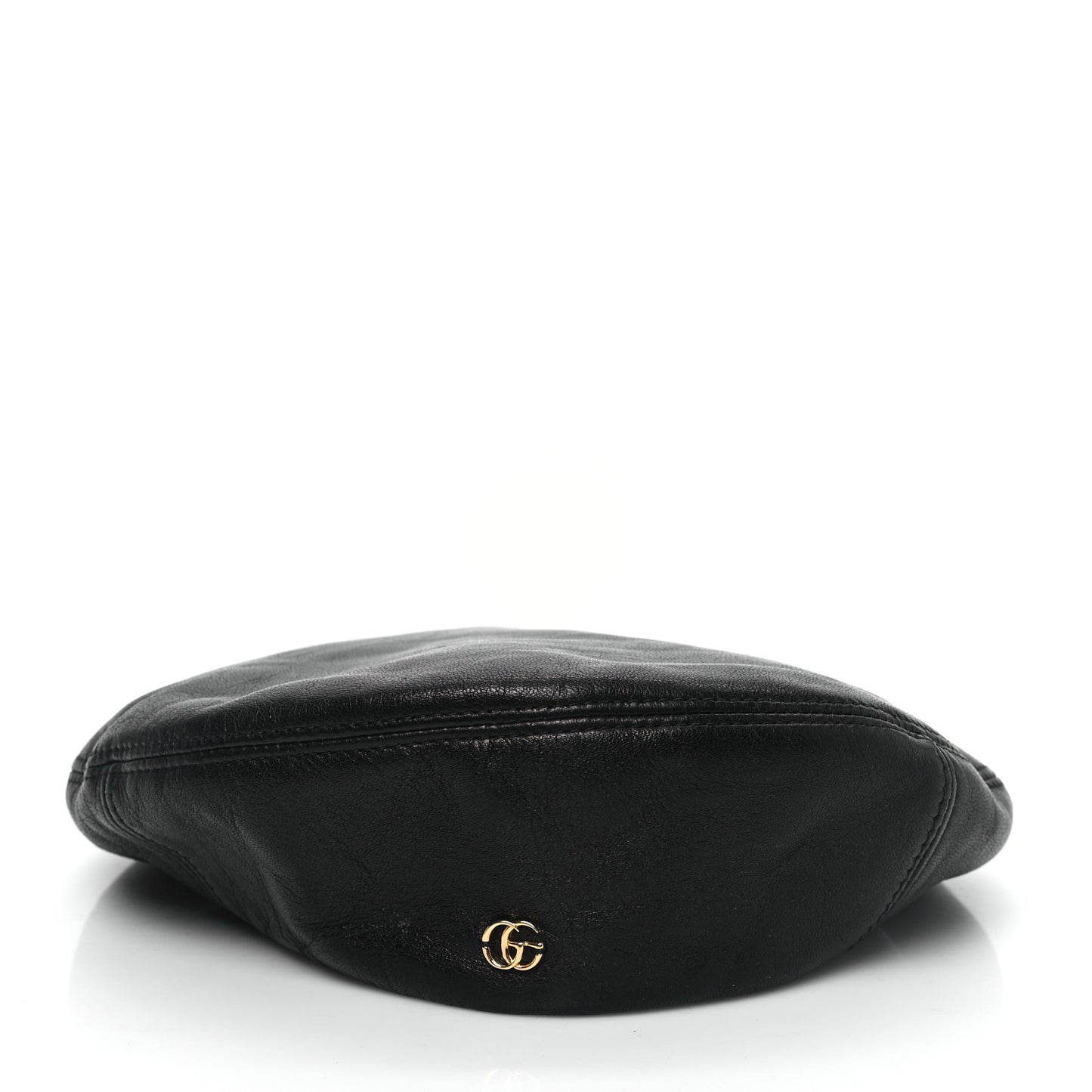 Lambskin Beret Hat 57 M Black