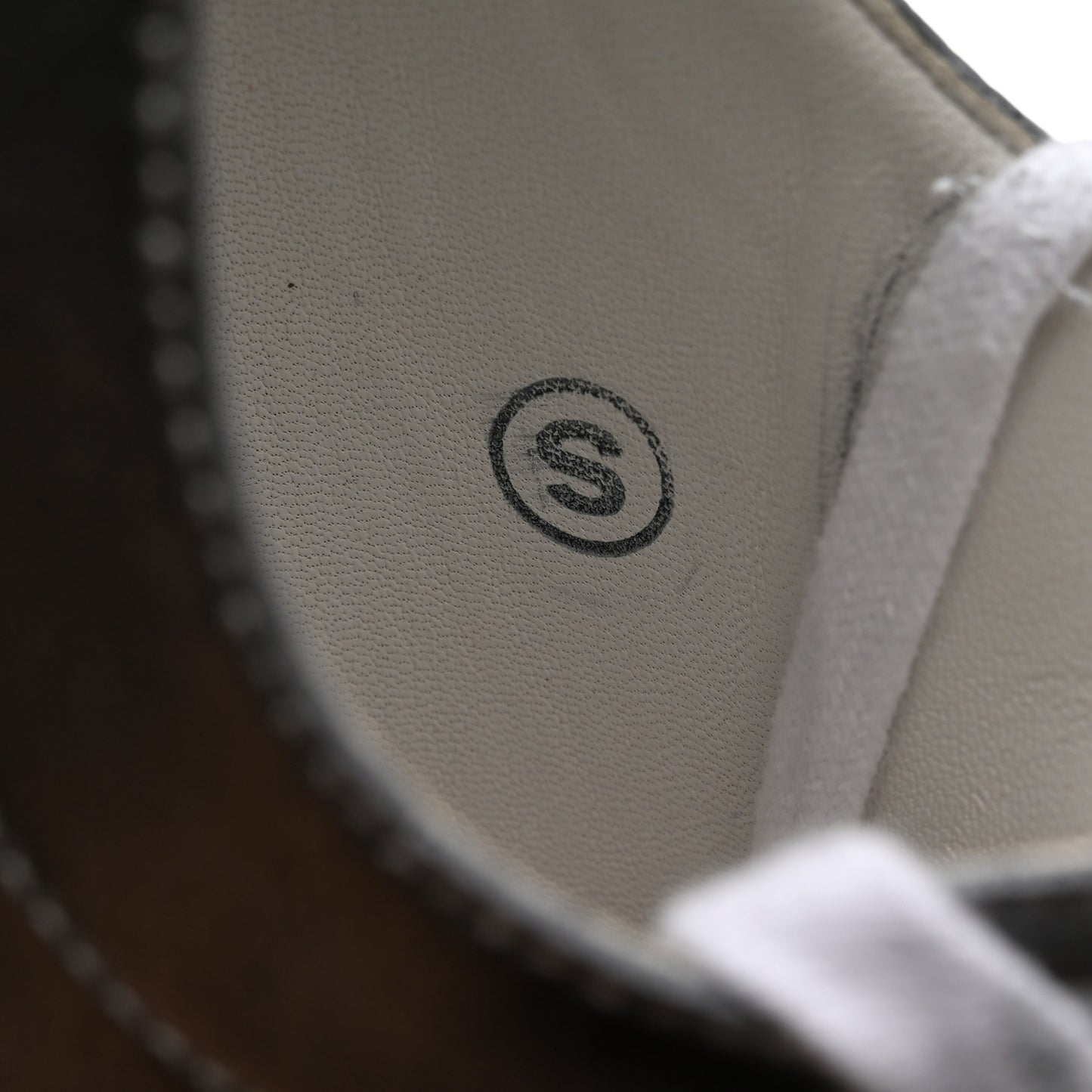 Metallic Calfskin Cross Sneakers 36.5