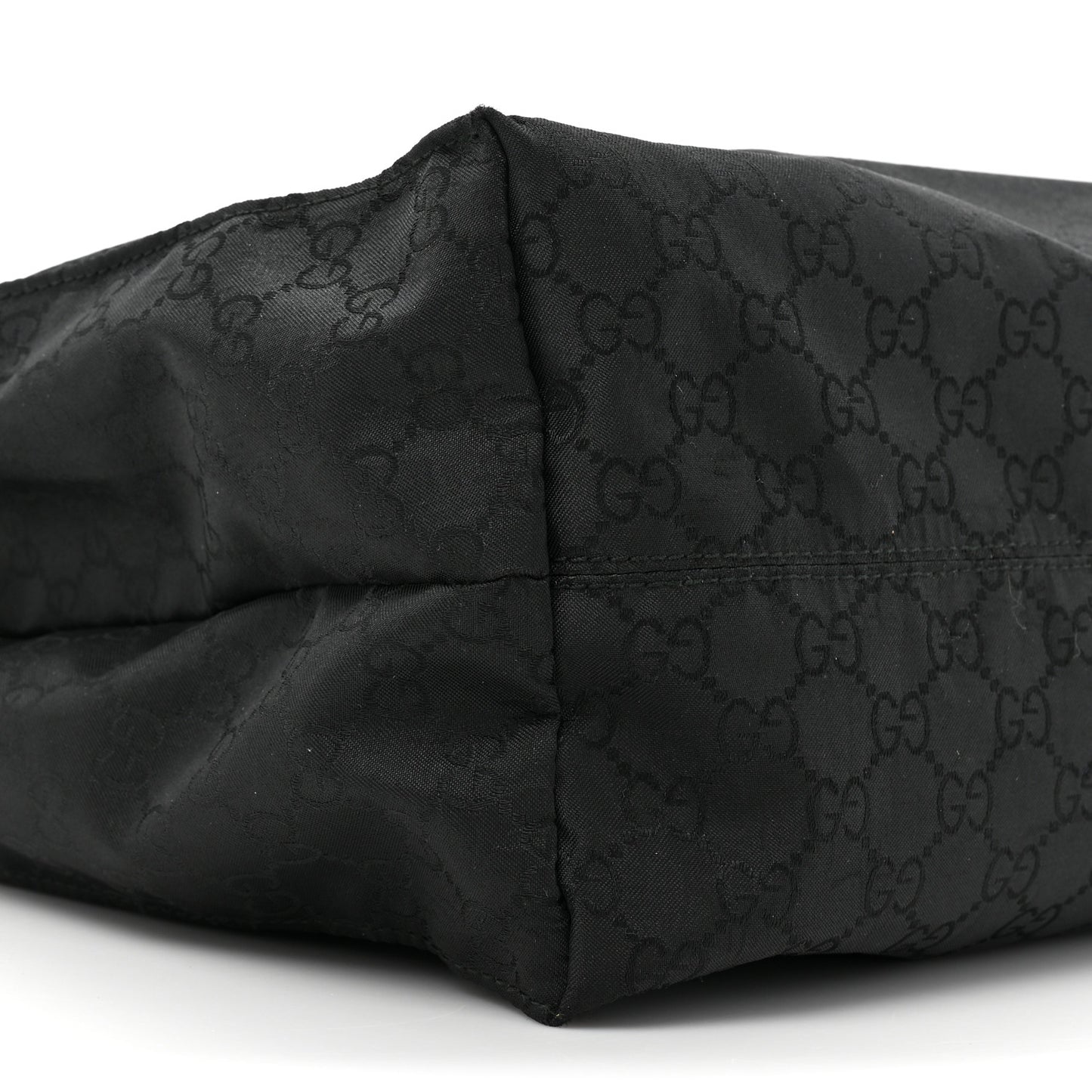 Nylon Monogram Vertical Tote Black