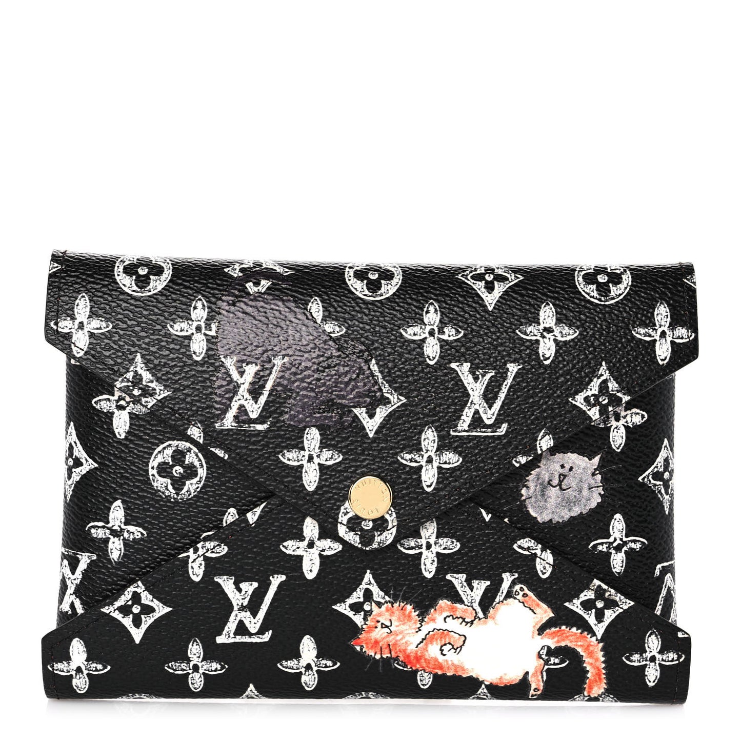 Catogram Kirigami Pochette Set Black