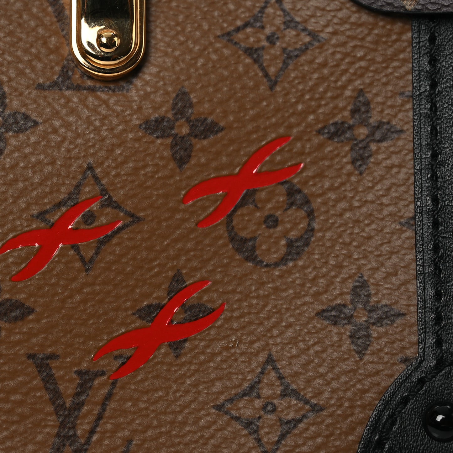 Reverse Monogram Trunk Clutch