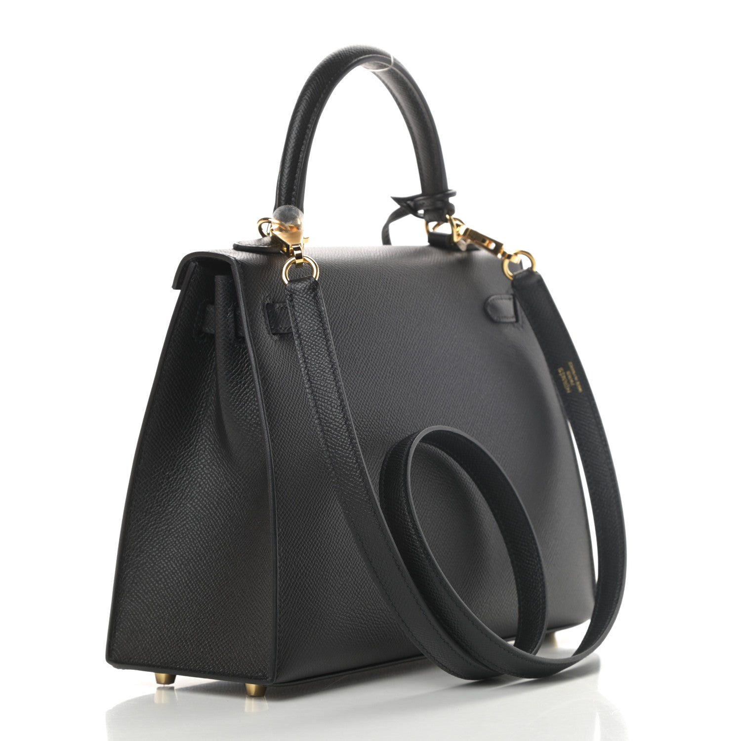 Hermes Epsom Kelly Sellier 25 Black 3 of 11