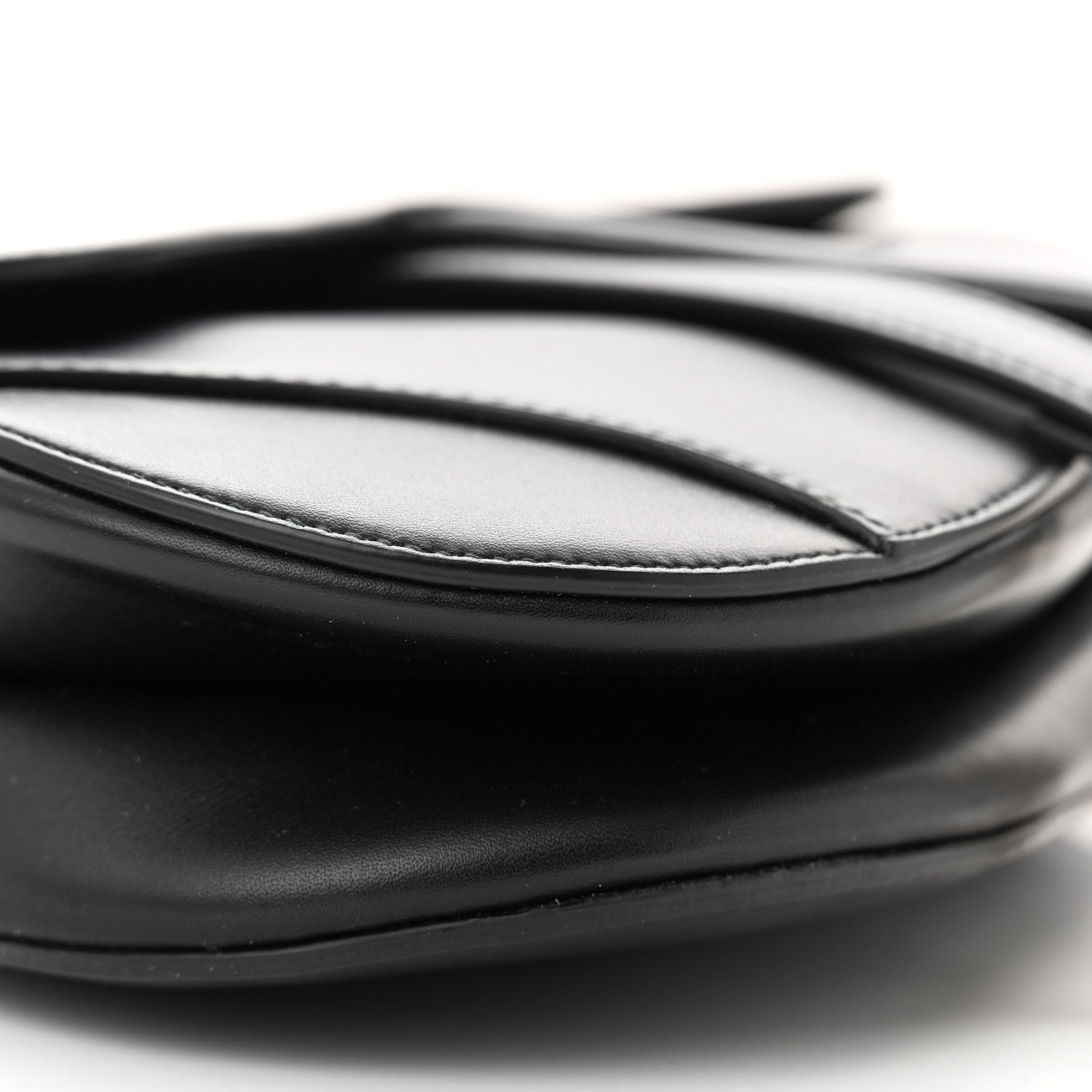 Christian Dior Calfskin Mini Saddle Bag Black 9 of 10