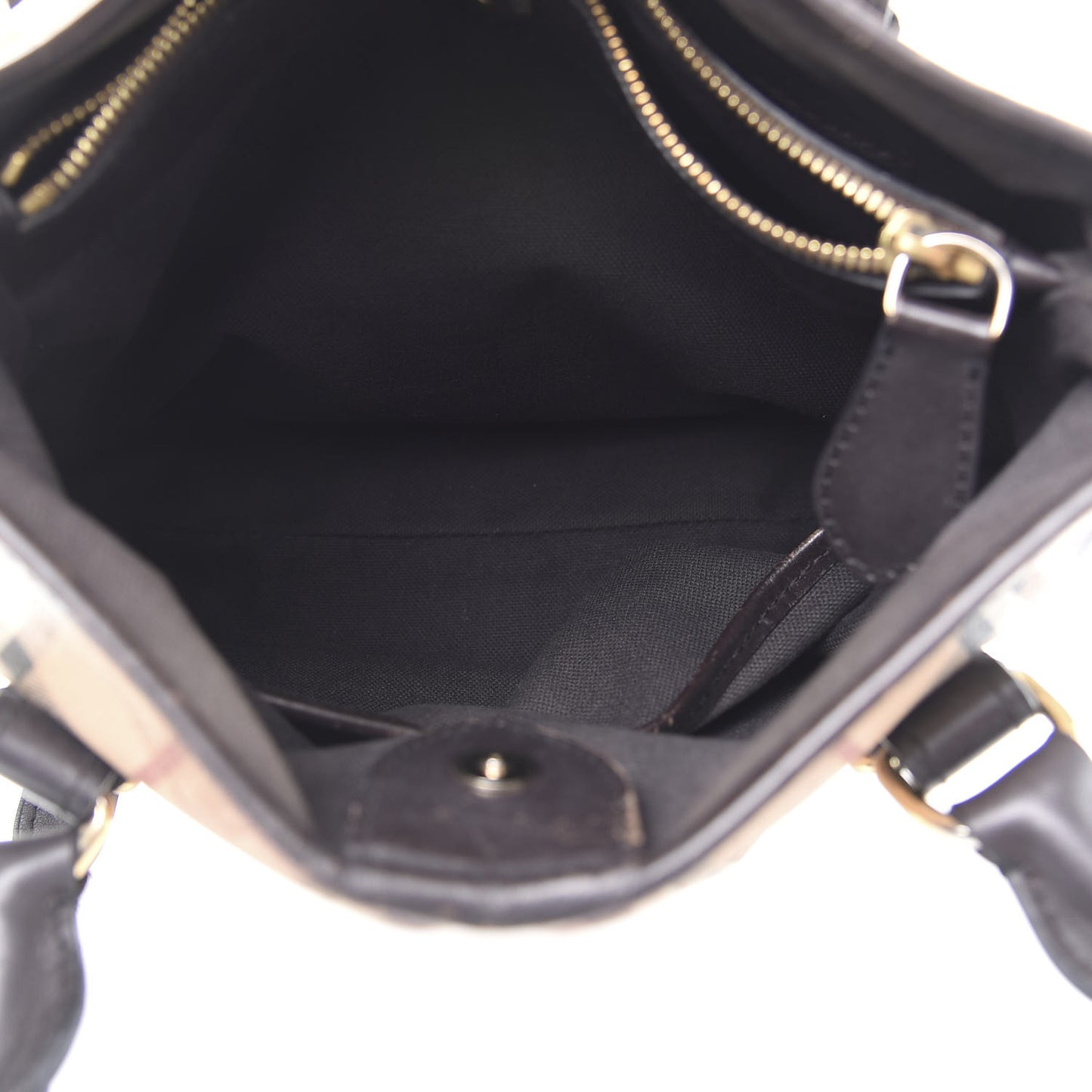 Haymarket Check Small Northfield Tote Chocolate