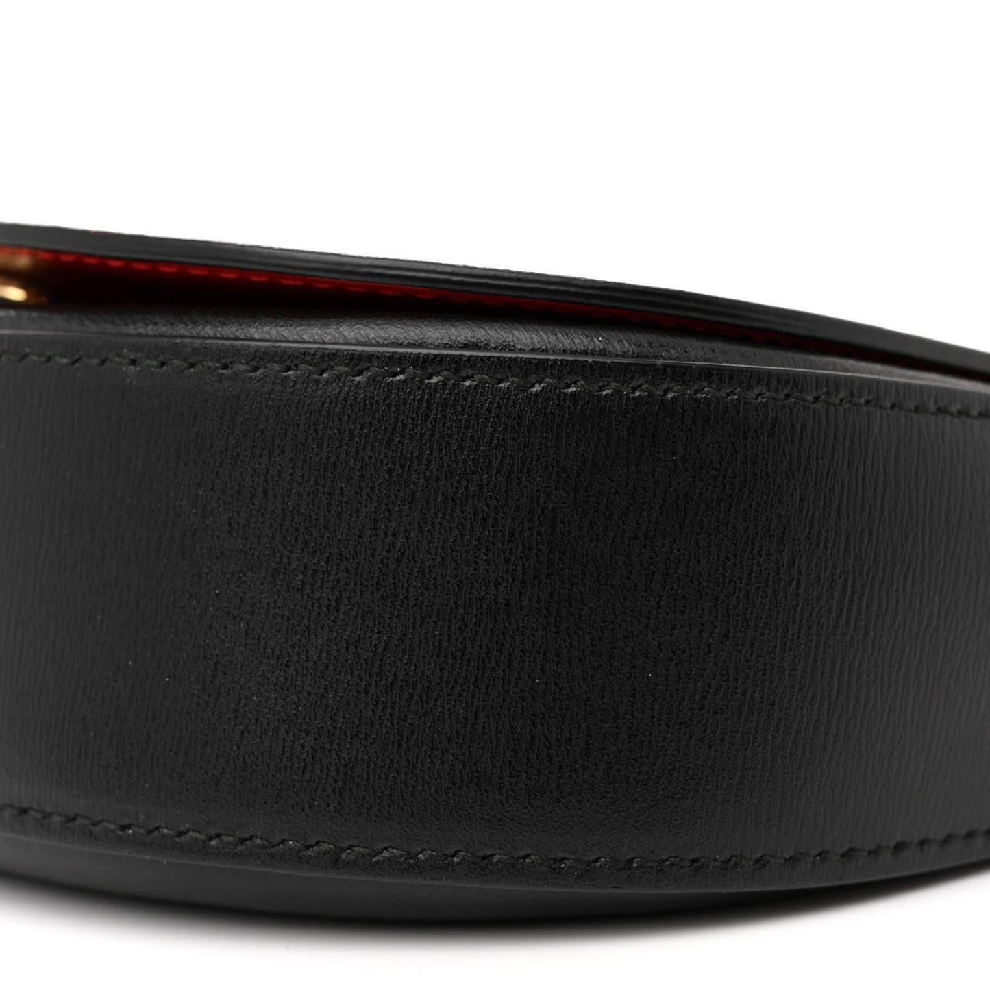 Calfskin Gancini City Crossbody Black