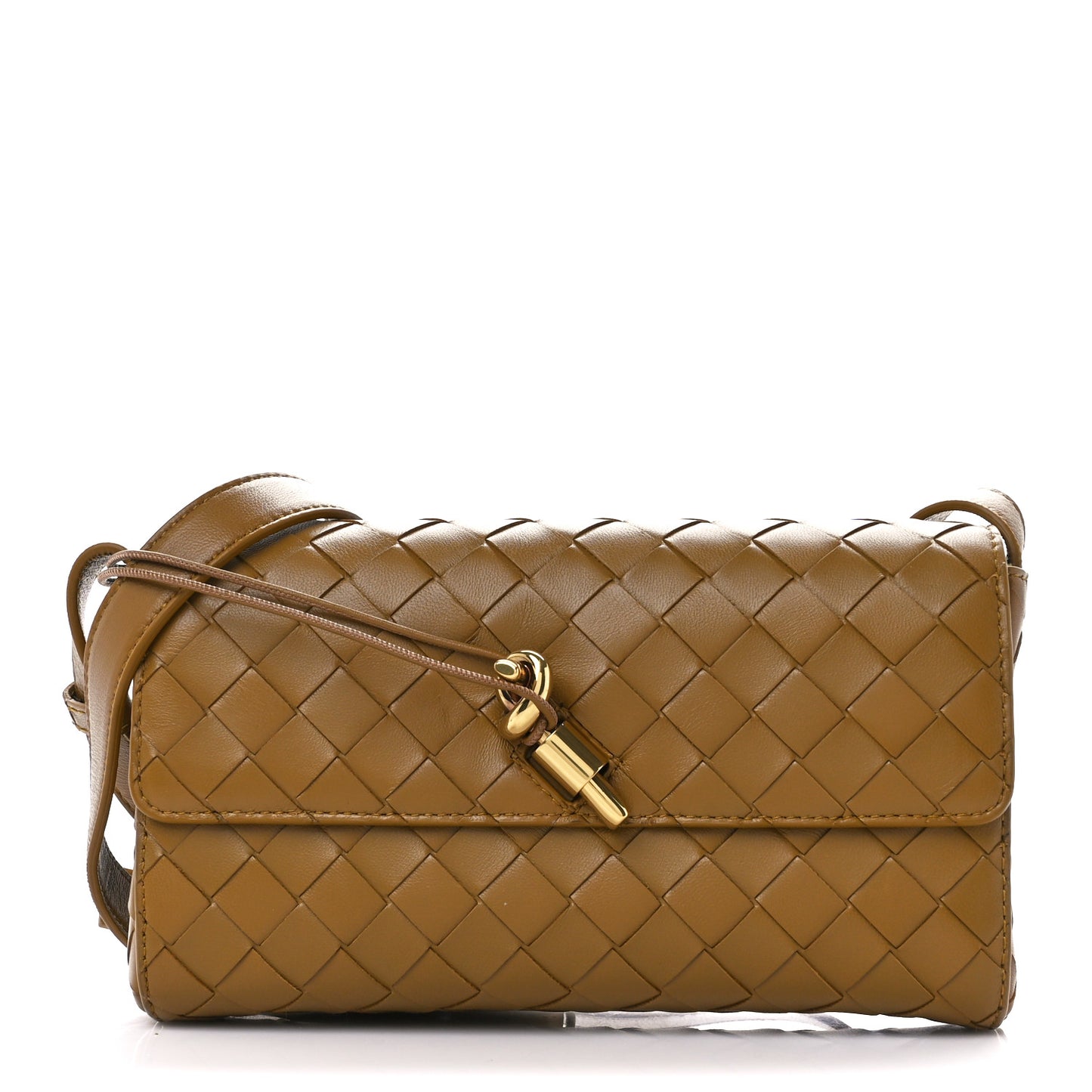 Nappa Intrecciato Mini Andiamo Crossbody Bag Acorn