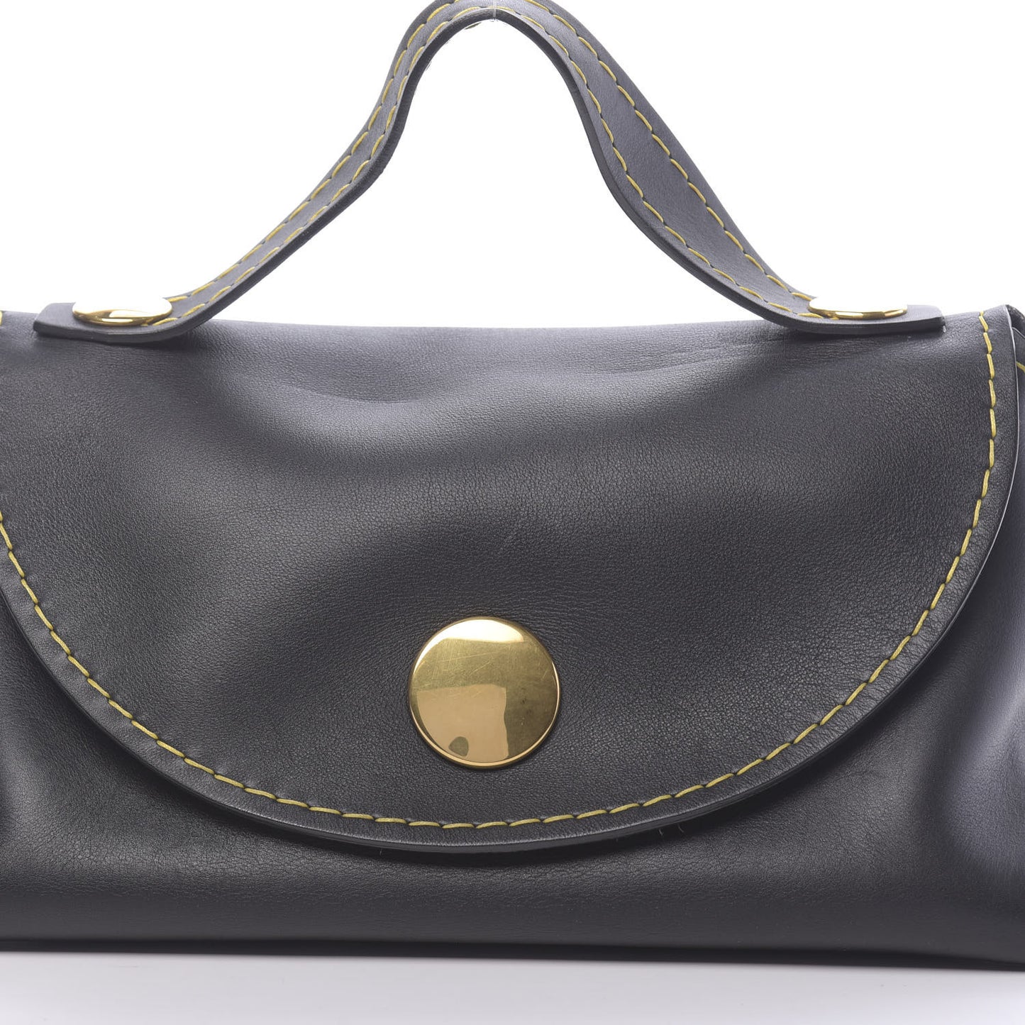 Calfskin Orb Bag Black