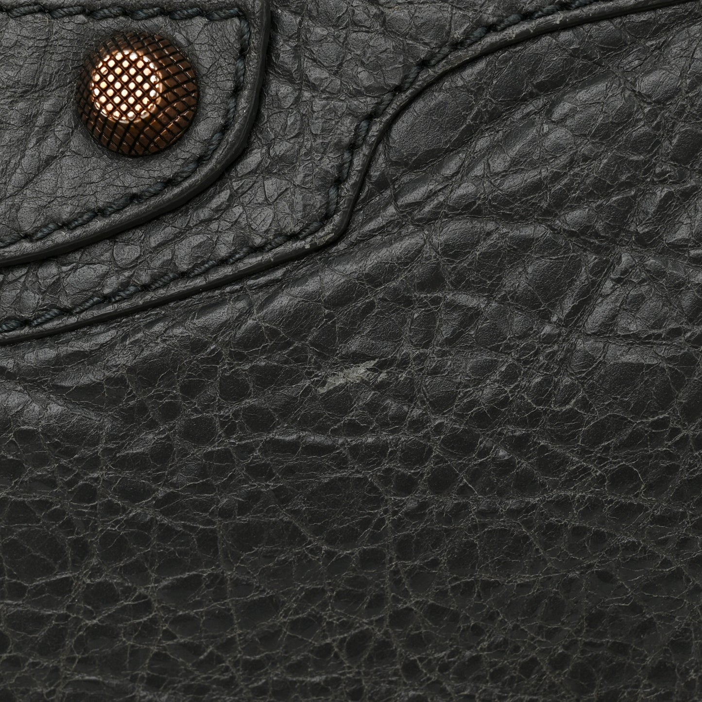 Agneau Giant 12 Rose Gold Hardware Velo Gris Fossile Anthracite