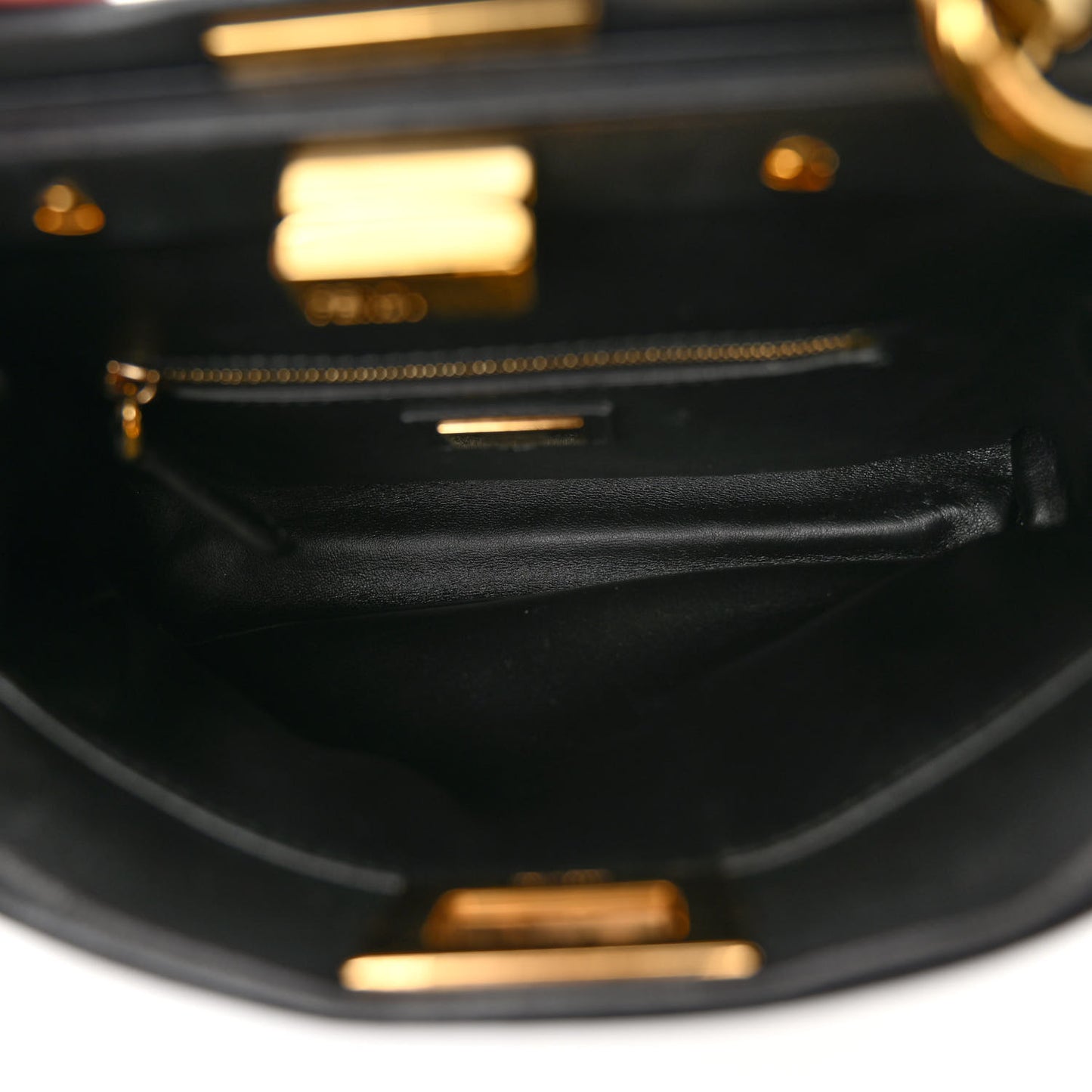 Nappa Mini Peekaboo Iconic Satchel Black