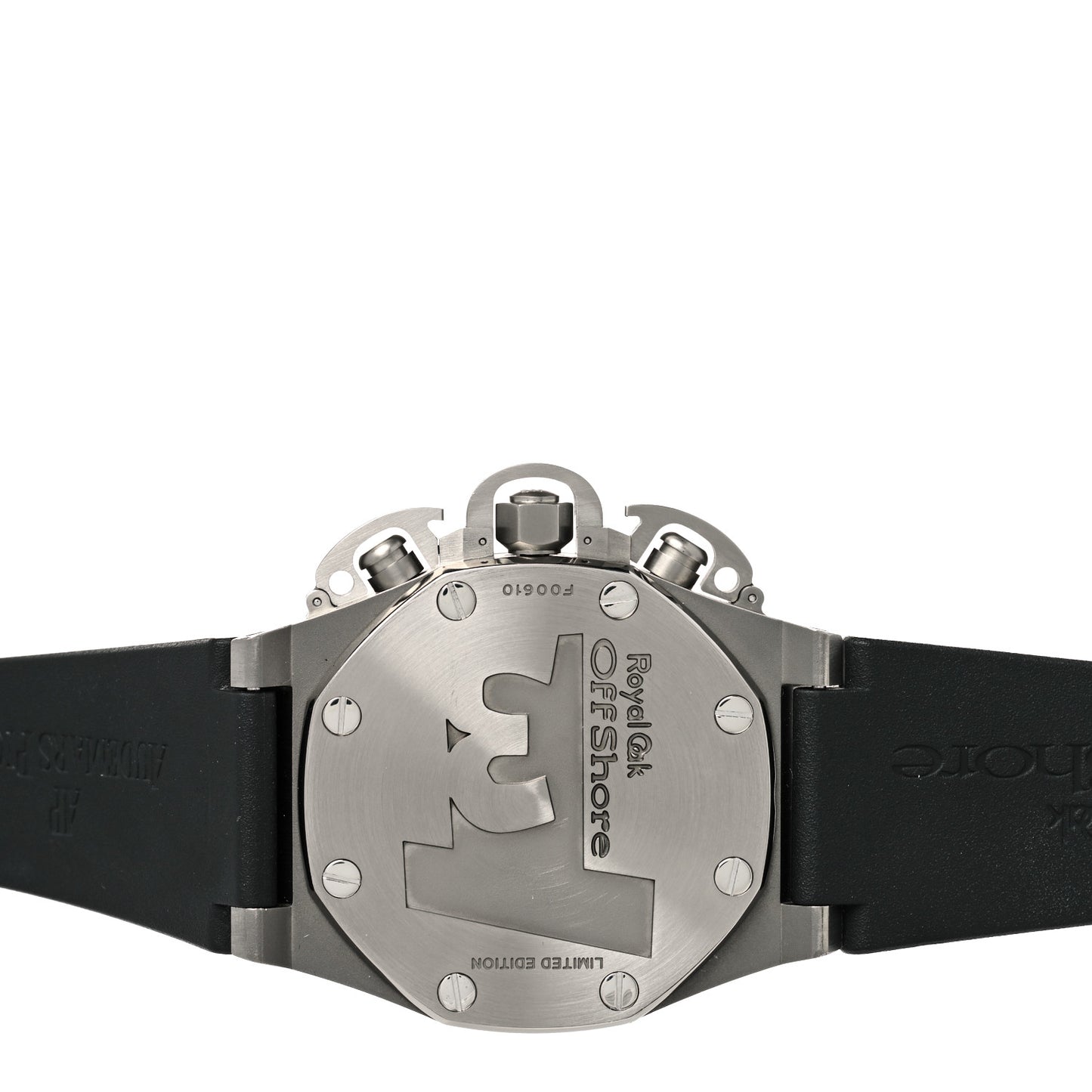 Titanium Rubber 48mm Royal Oak Offshore Terminator T3 Chronograph Automatic Watch Black 25863TI.OO.A001CU.01