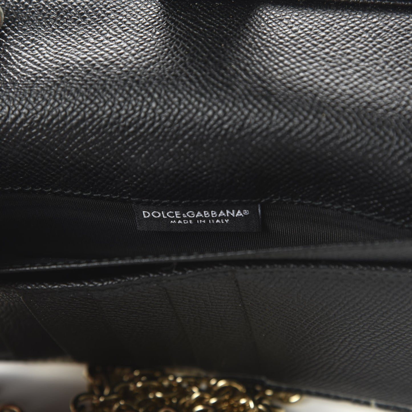 Dauphine Tulip Print Mini Von Bag Black