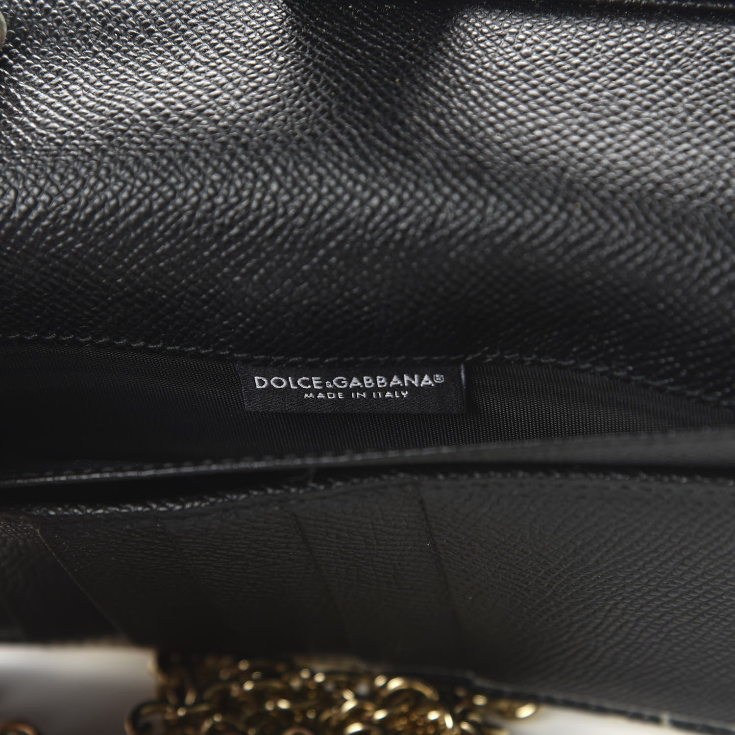 Dolce & Gabbana Dauphine Tulip Print Mini Von Bag Black 15 of 19