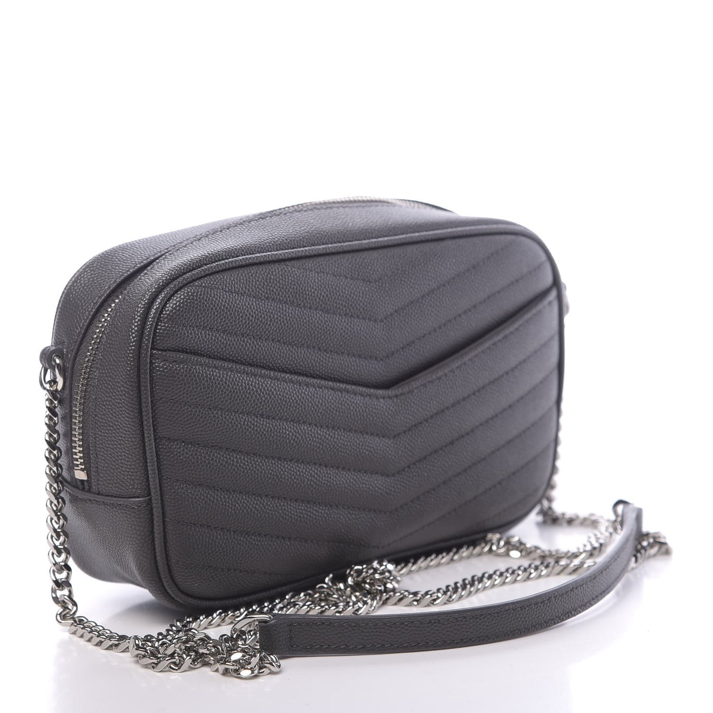 Grain De Poudre Matelasse Monogram Mini Lou Camera Bag Asphalt