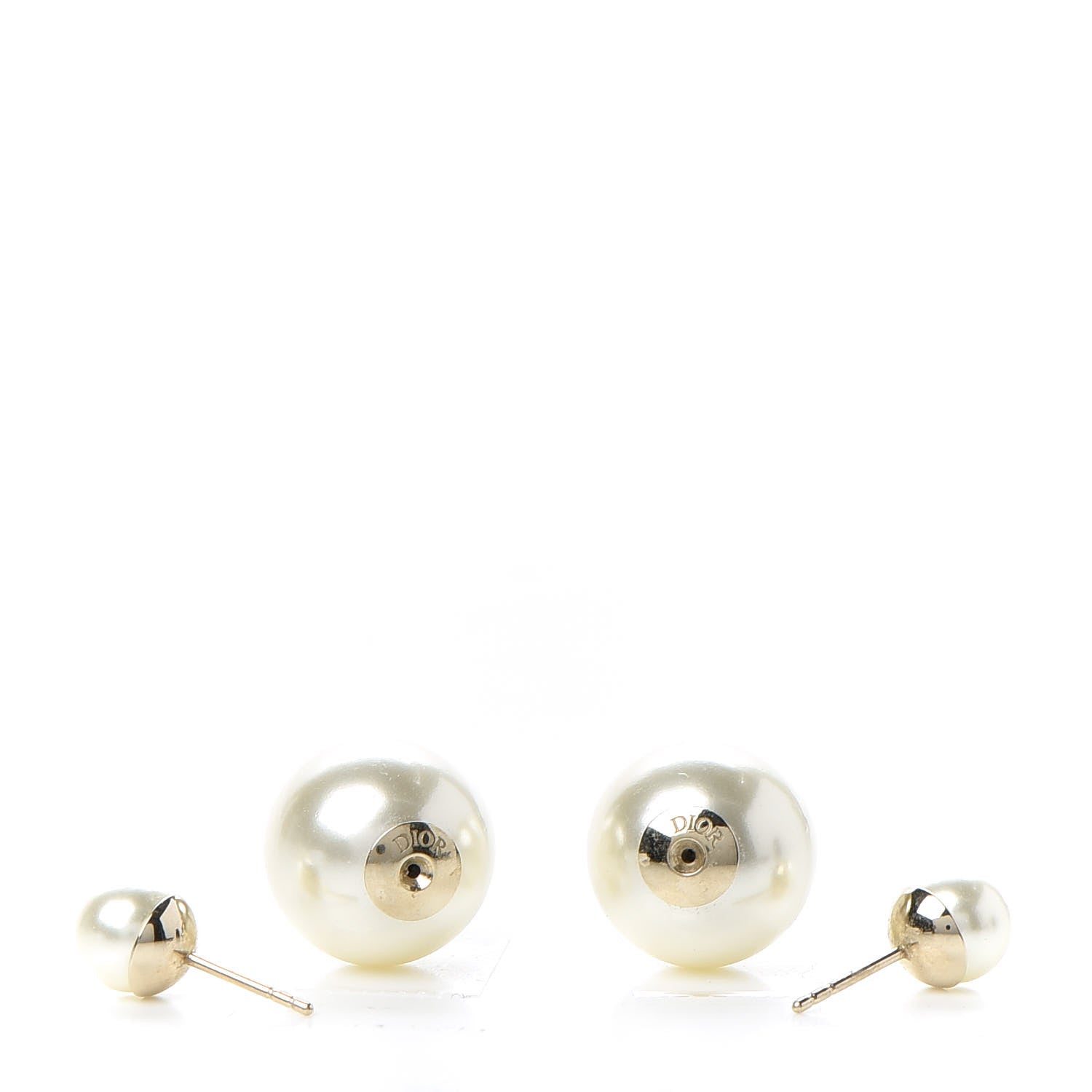 Christian Dior Pearl Mise En Dior Tribal Earrings 3 of 5
