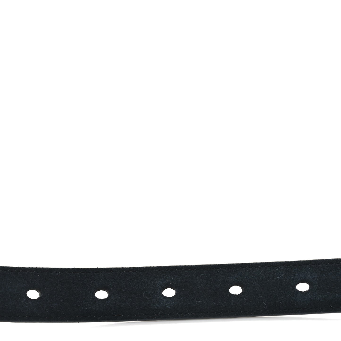 Suede Monogram 20mm Square Buckle Belt 70 28 Black