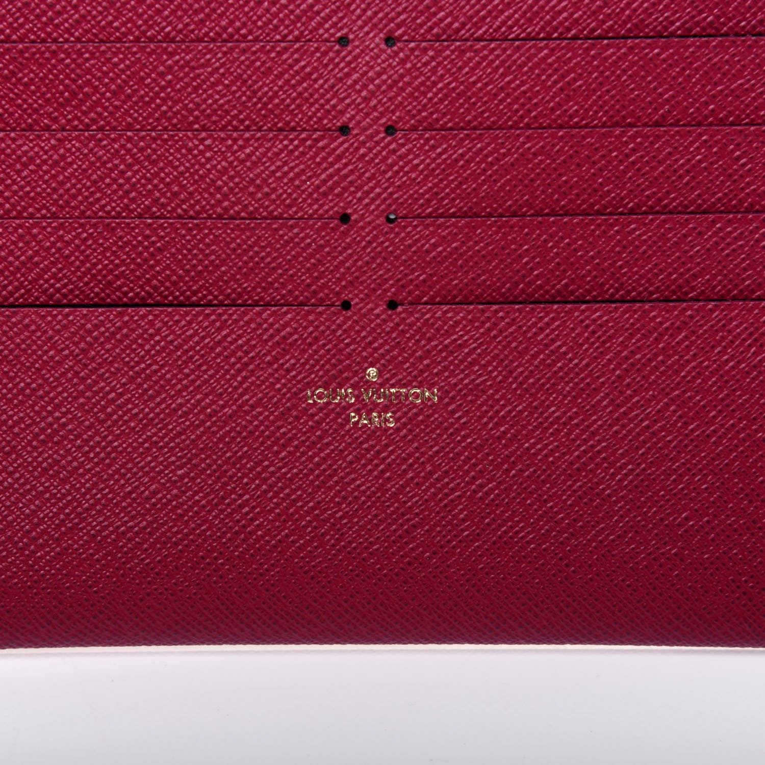 Louis Vuitton Calfskin Felicie Card Holder Insert Fuchsia 5 of 6