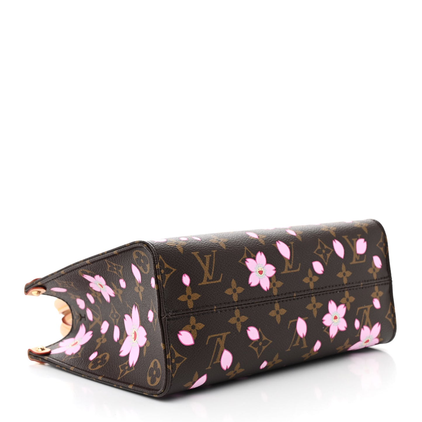LV X TM Monogram Cherry Blossom Onthego PM Sakura Brown