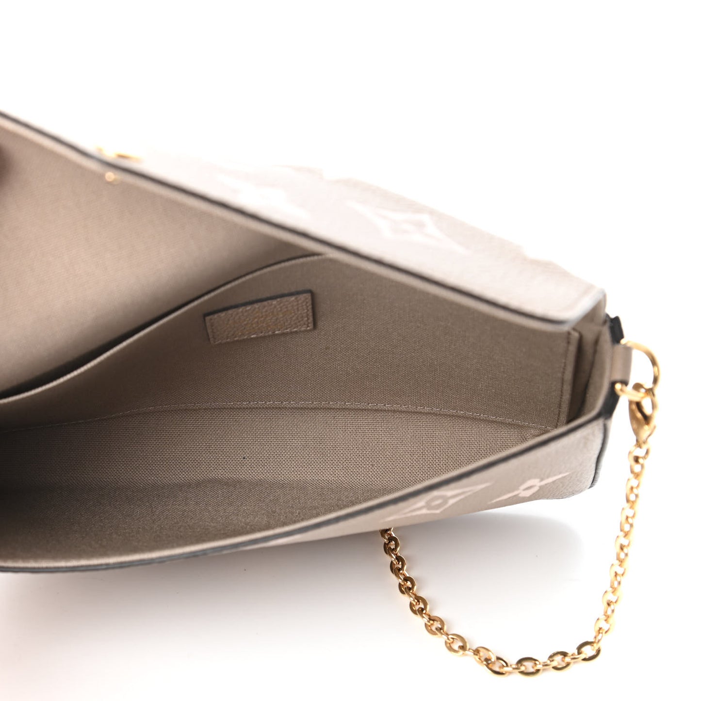 Empreinte Monogram Giant Felicie Pochette Tourterelle Creme