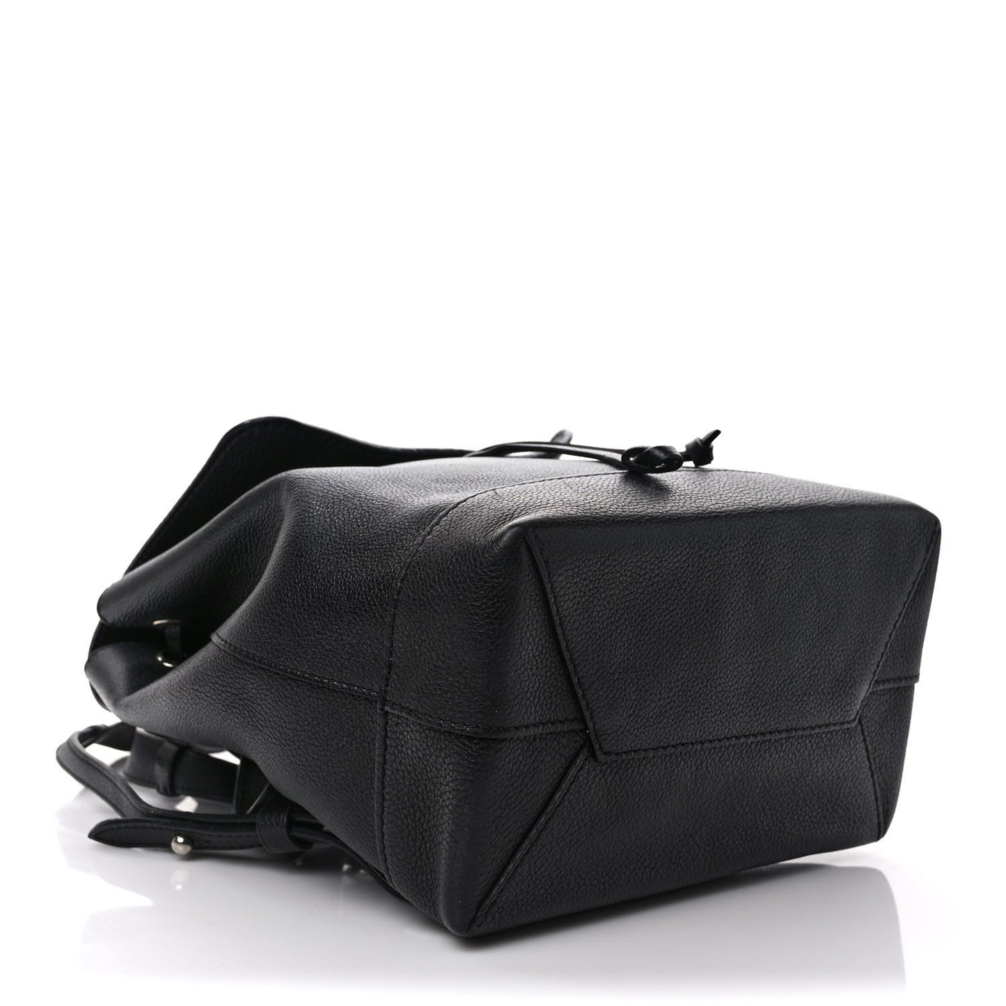 Calfskin Lockme Backpack Black