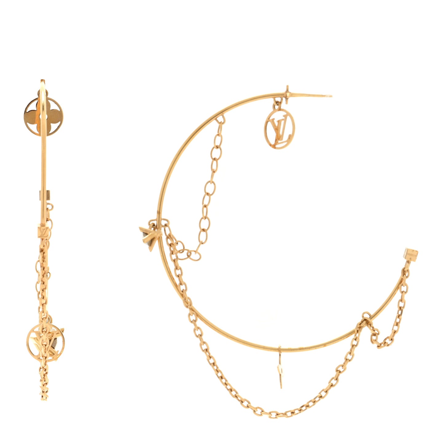 Roman Holidays Hoop Earrings Gold