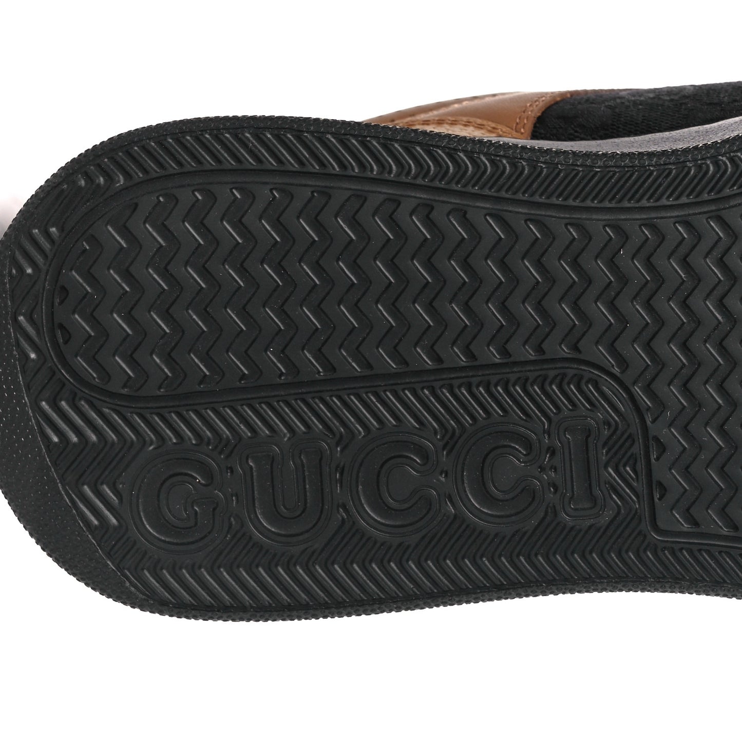 Textured Dollar Calfskin Monogram Perforated Mens Interlocking G 55mm Sneakers 8.5 Khaki Beige Black