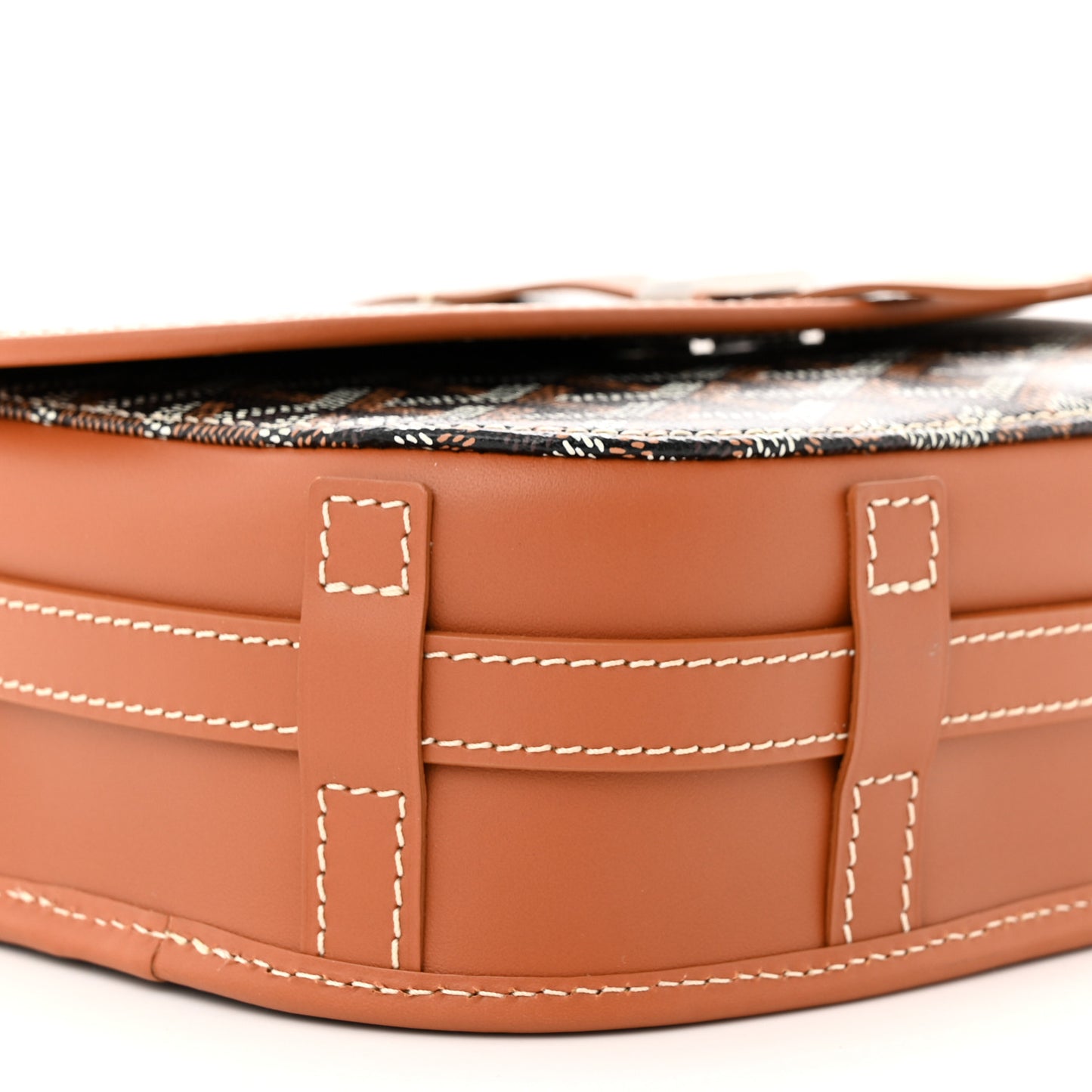 Goyardine Belvedere II PM Messenger Bag Black Gold