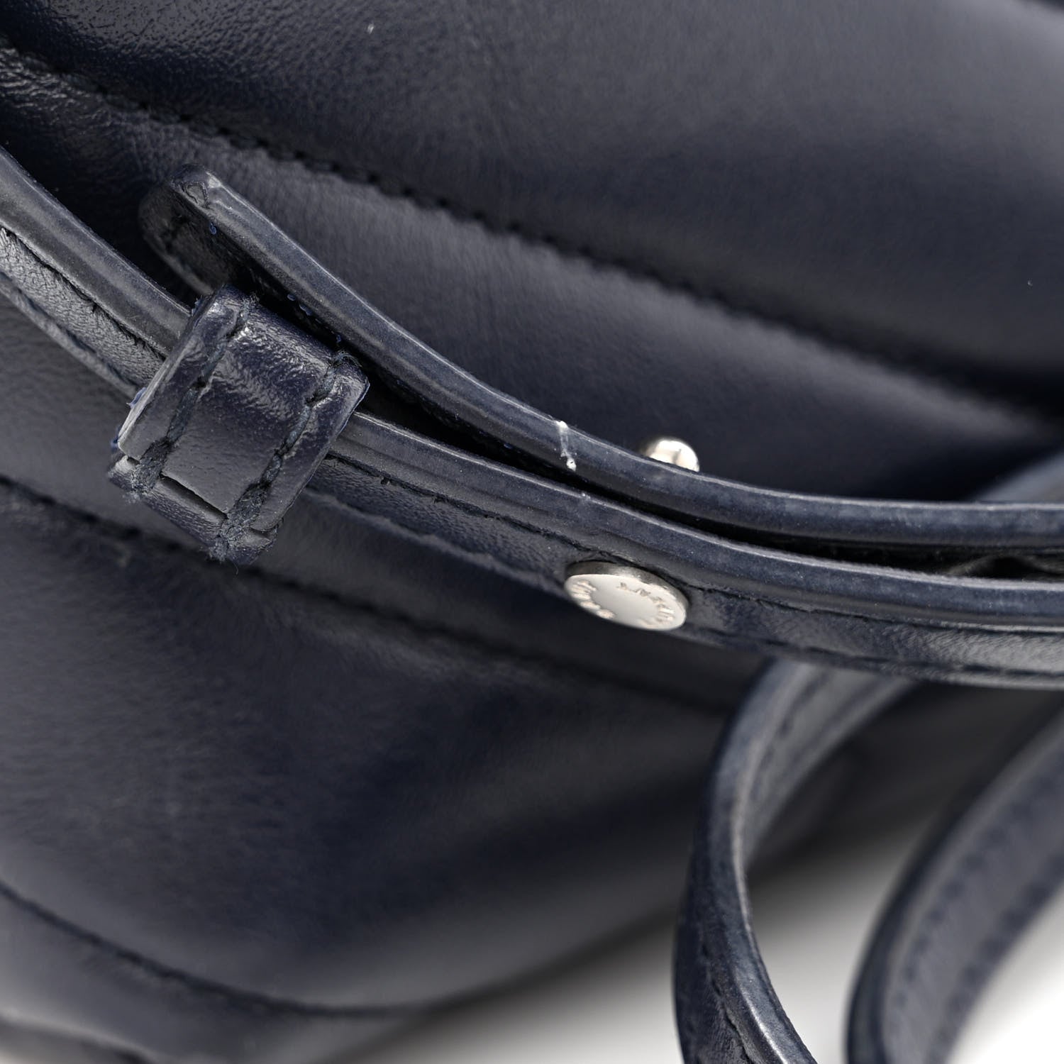Saint Laurent Calfskin Y Quilted Monogram Toy Loulou Chain Satchel Medium Blue 11 of 13