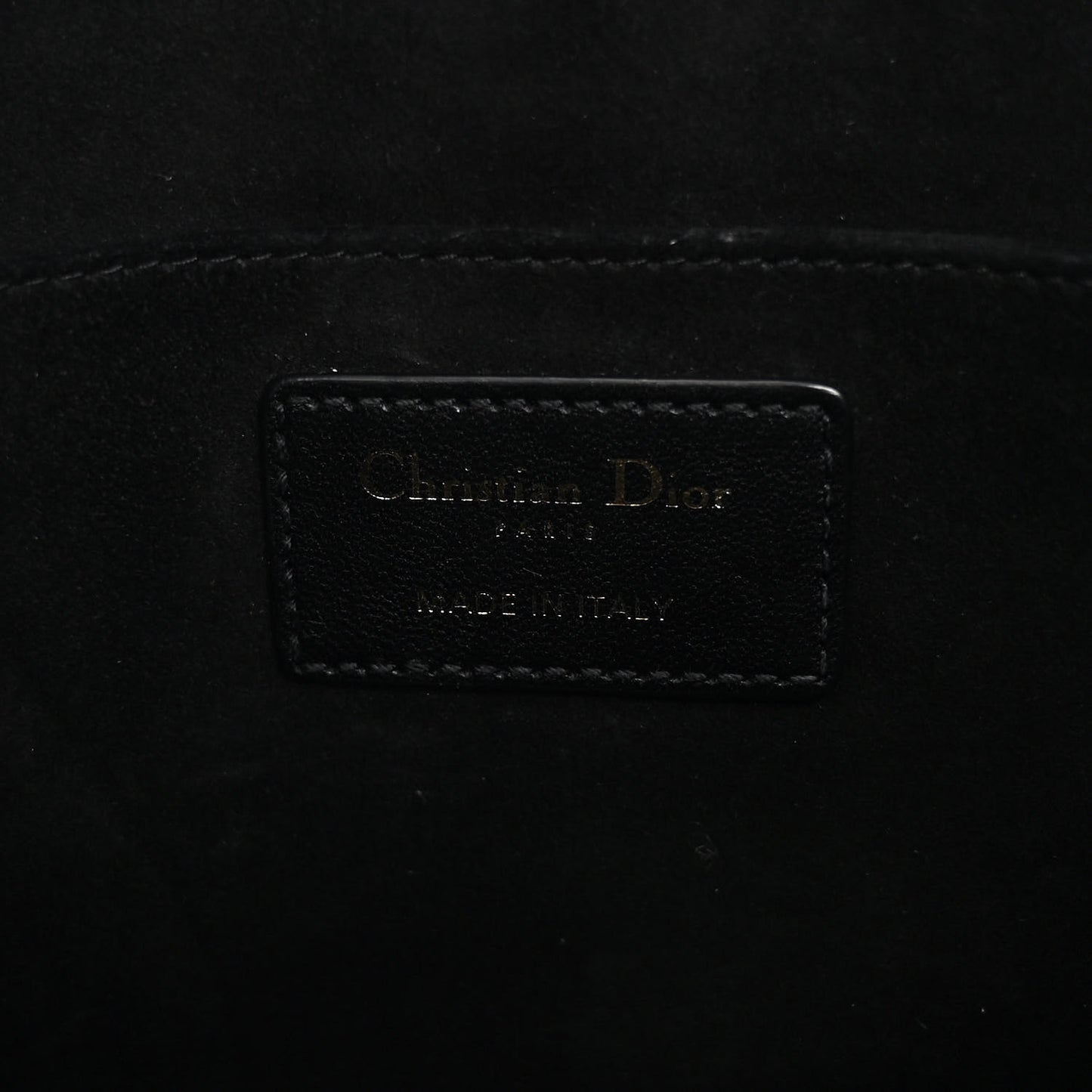 Lambskin Cannage Medium Dior Vibe Hobo Bag Black