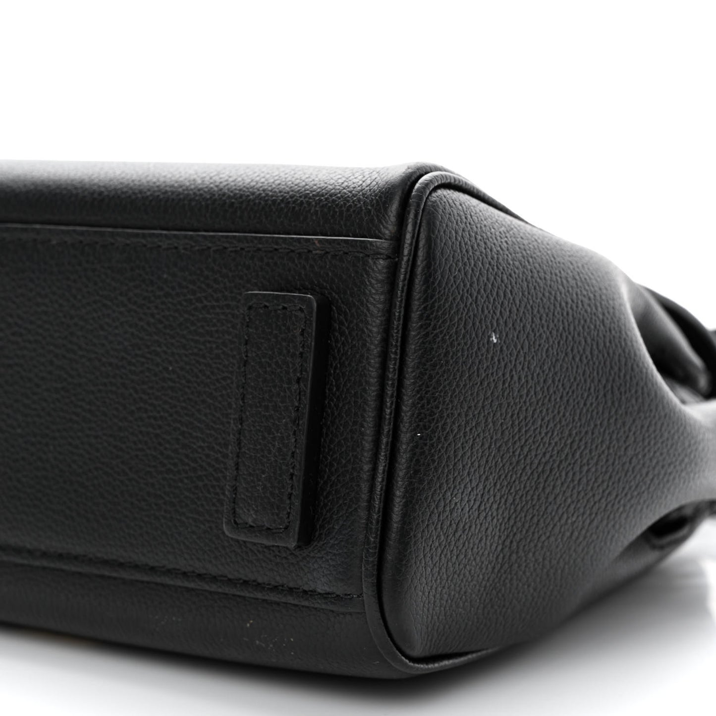 Grained Calfskin Small La Medusa Top Handle Bag Black Lilac