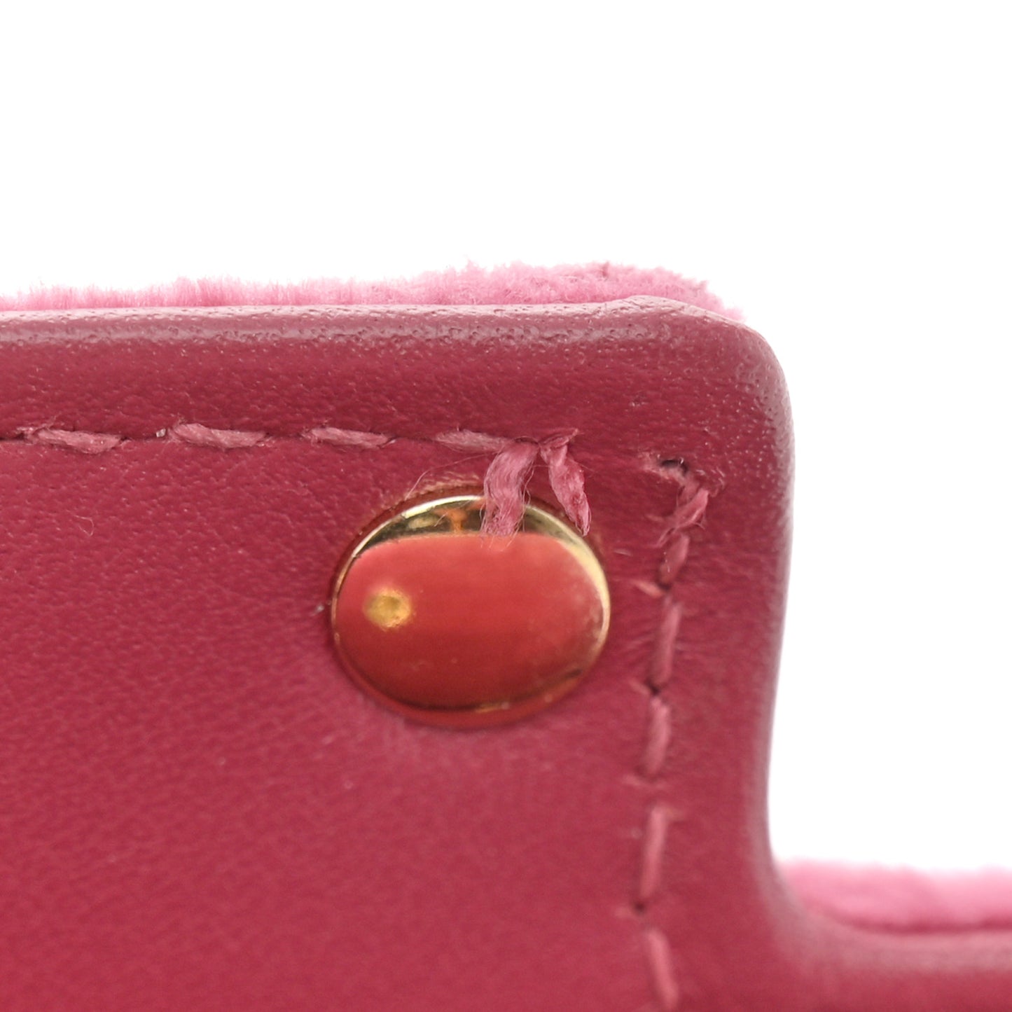 Velvet Crystal Square G Shoulder Bag Light Raspberry Rose