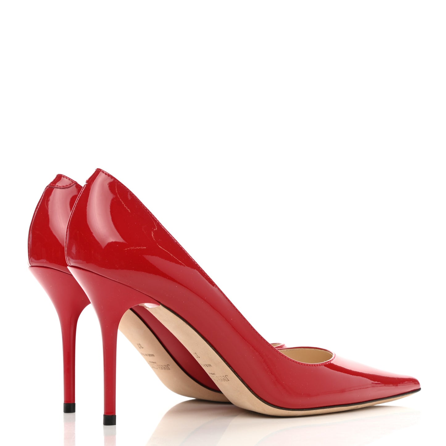Patent Pumps 37 Red