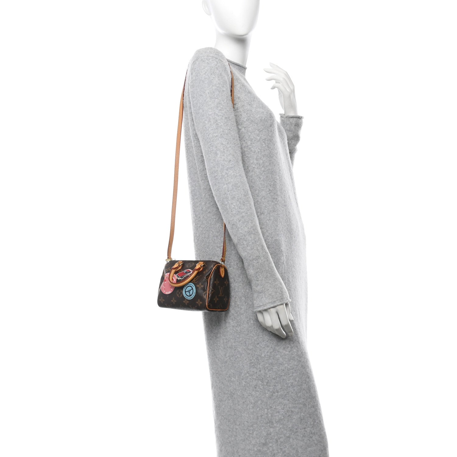 Louis Vuitton Monogram World Tour Nano Speedy 2 of 10