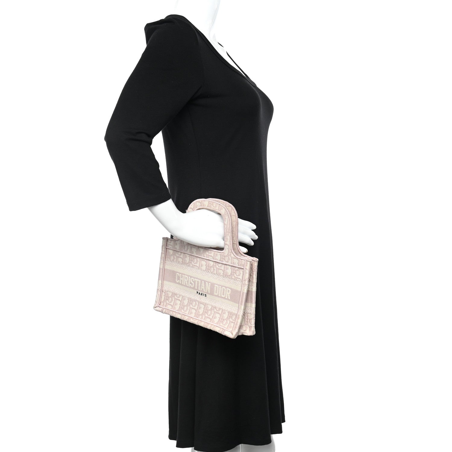 Christian Dior Oblique Mini Book Tote Rose Des Vents Multicolor 2 of 10