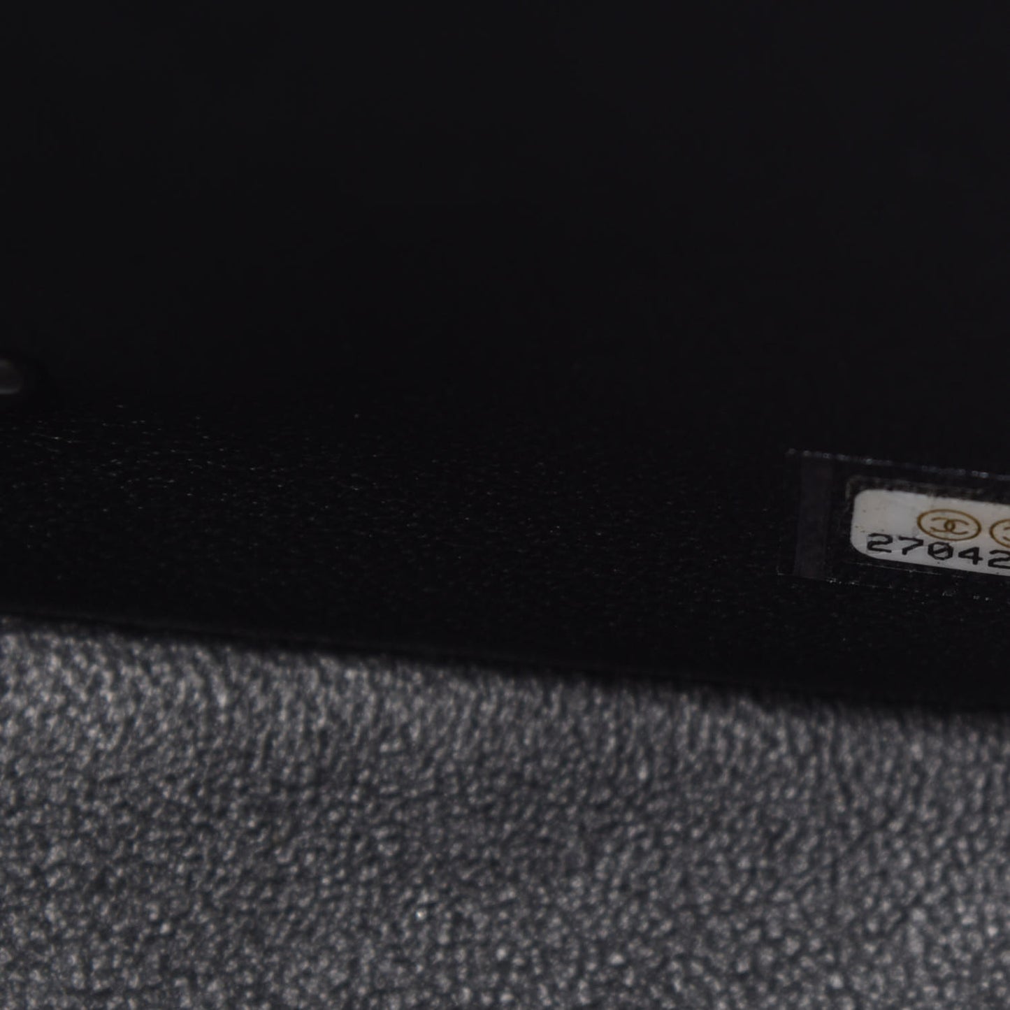 Lambskin Quilted Mini Square Flap Black