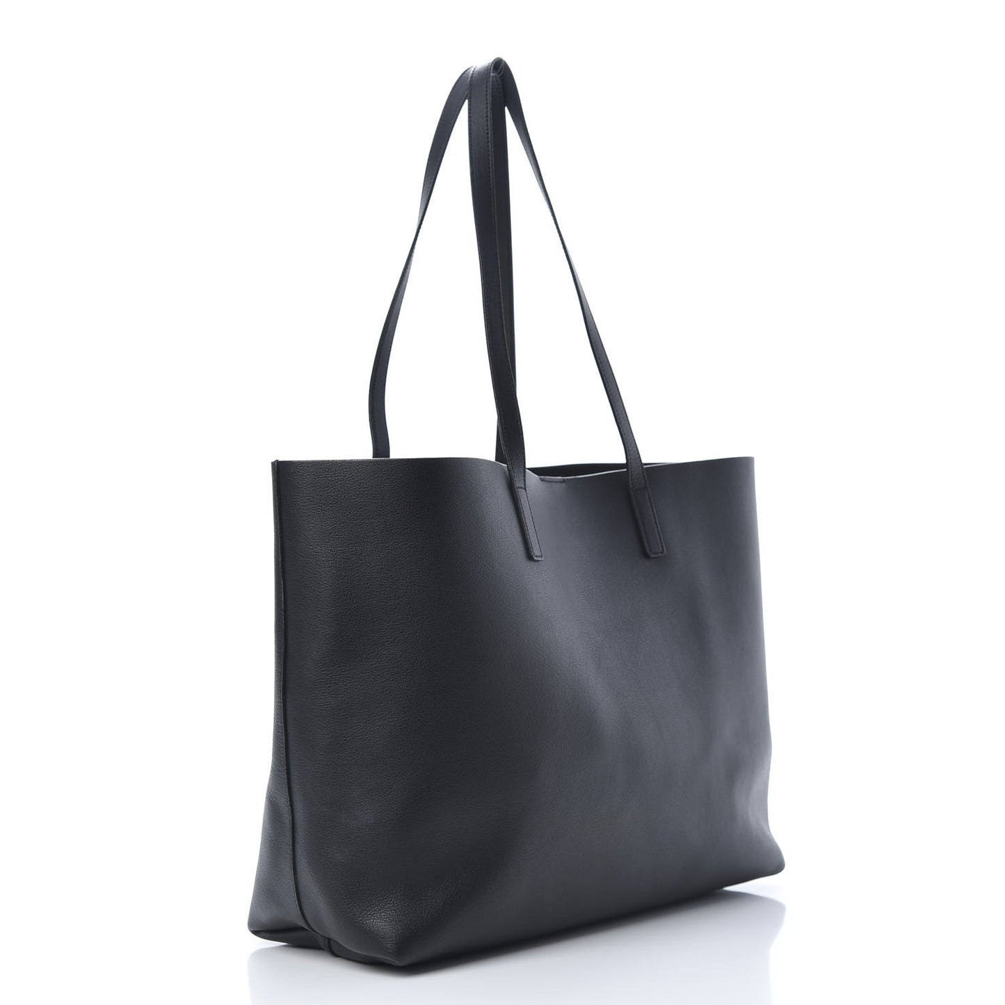 Calfskin Large Shopping Tote Black