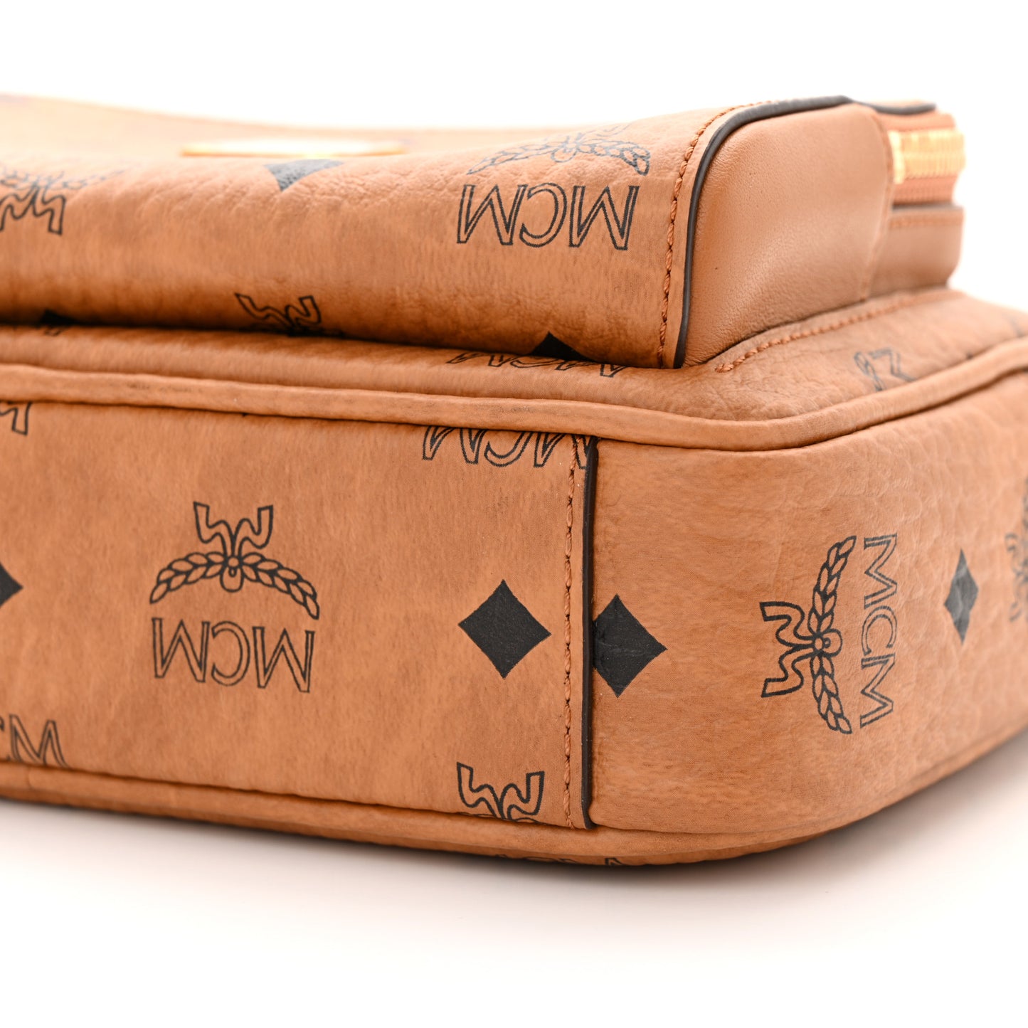 Visetos Klassik Crossbody Bag Cognac