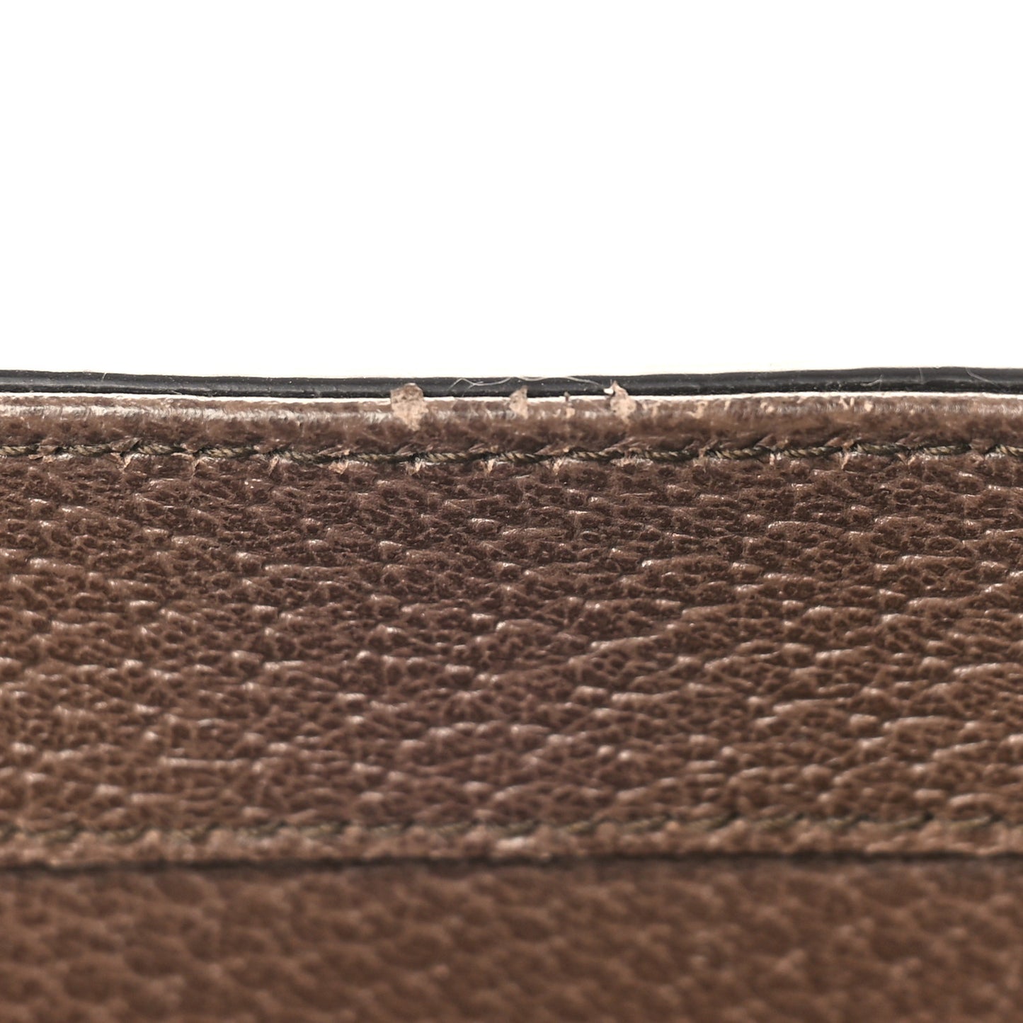 GG Supreme Monogram Textured Dollar Calfskin Small Detail Tote Beige Ebony New Acero