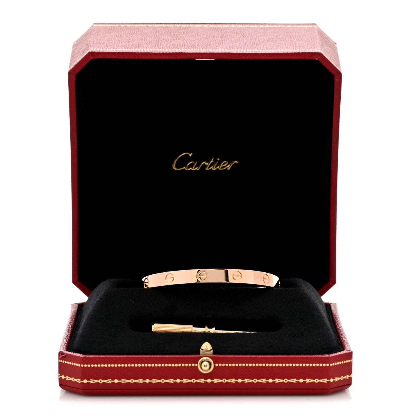 18K Pink Gold LOVE Bracelet 17
