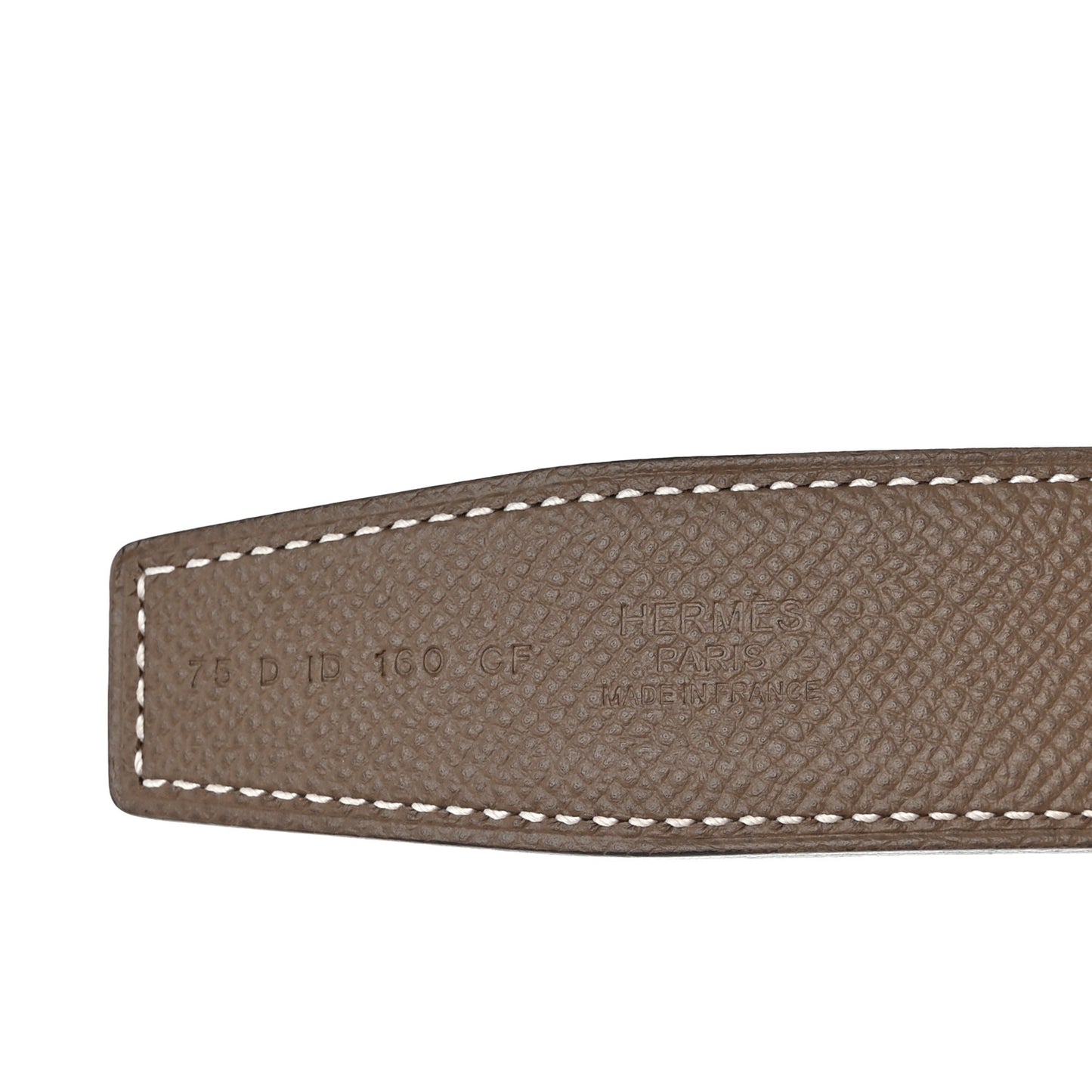 Epsom 32mm Belt Strap 75 30 Etoupe Gold