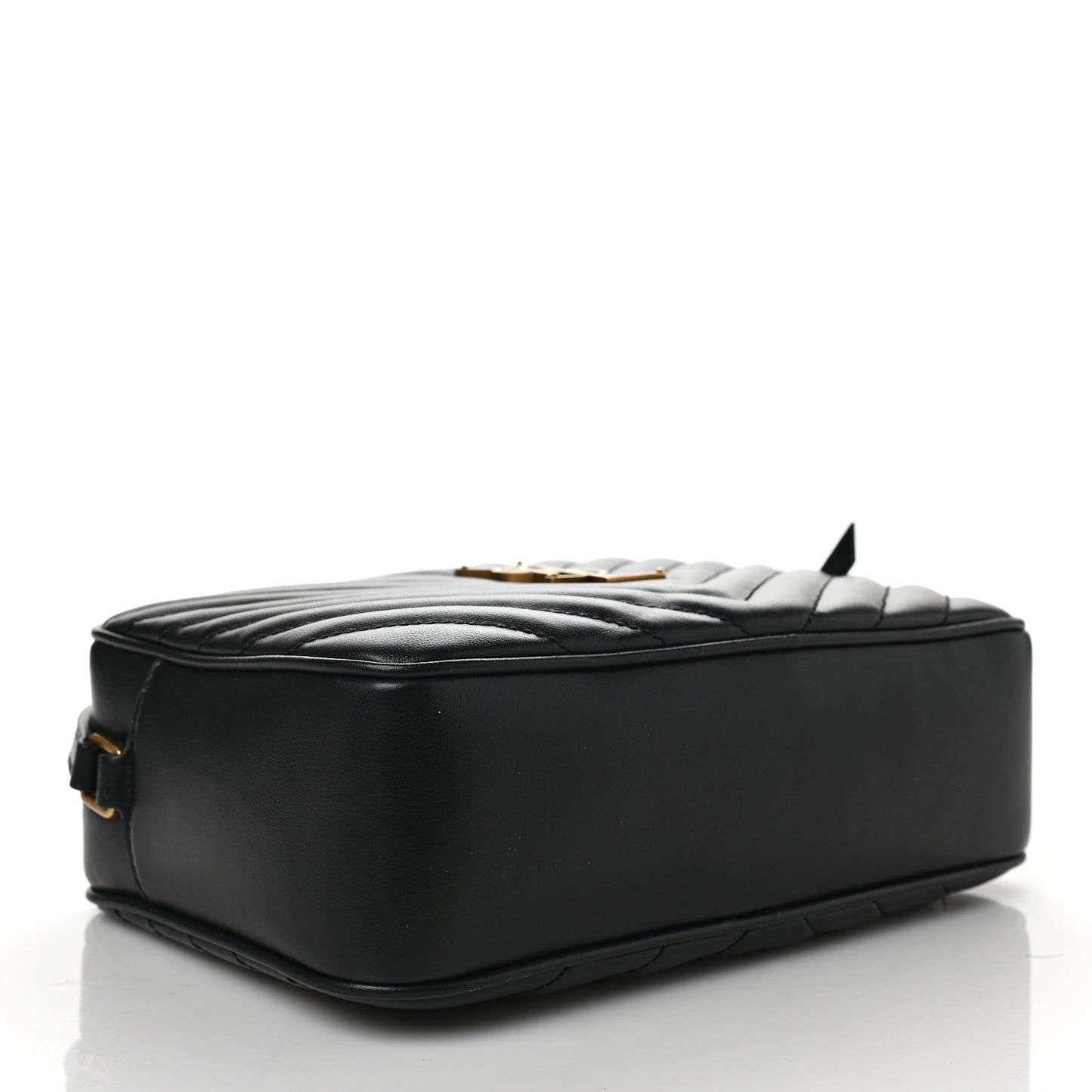 Calfskin Matelasse Monogram Lou Camera Bag Black