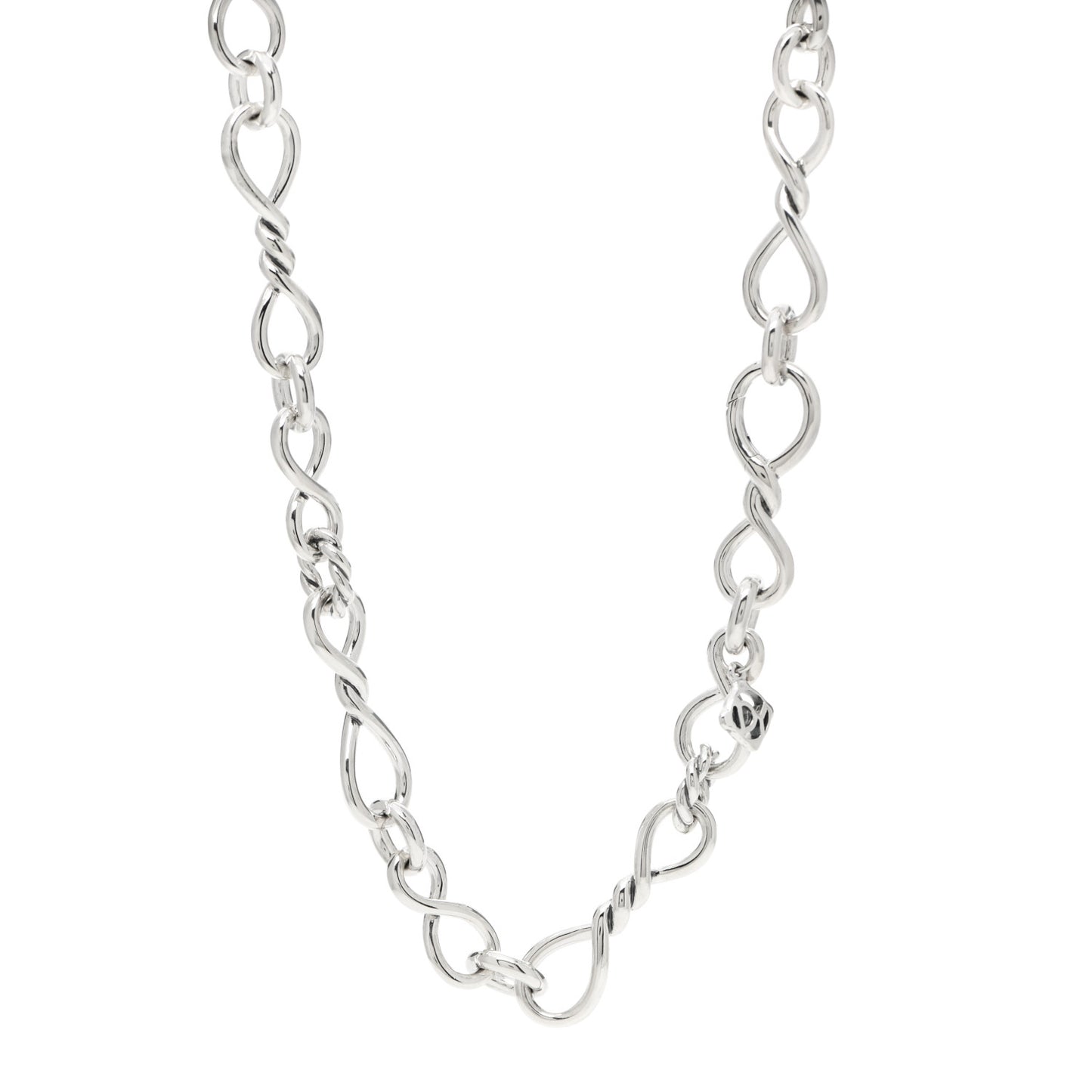 Sterling Silver Medium Continuance Chain Necklace