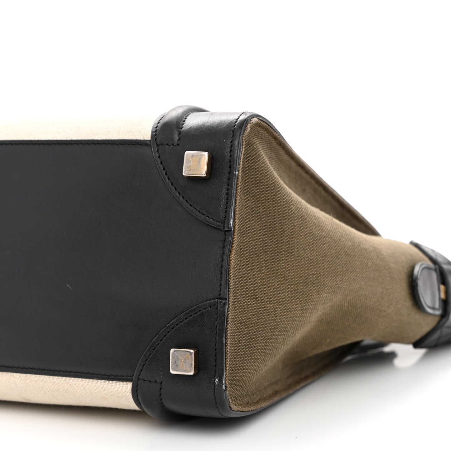 Canvas Micro Tri-Color Luggage Green