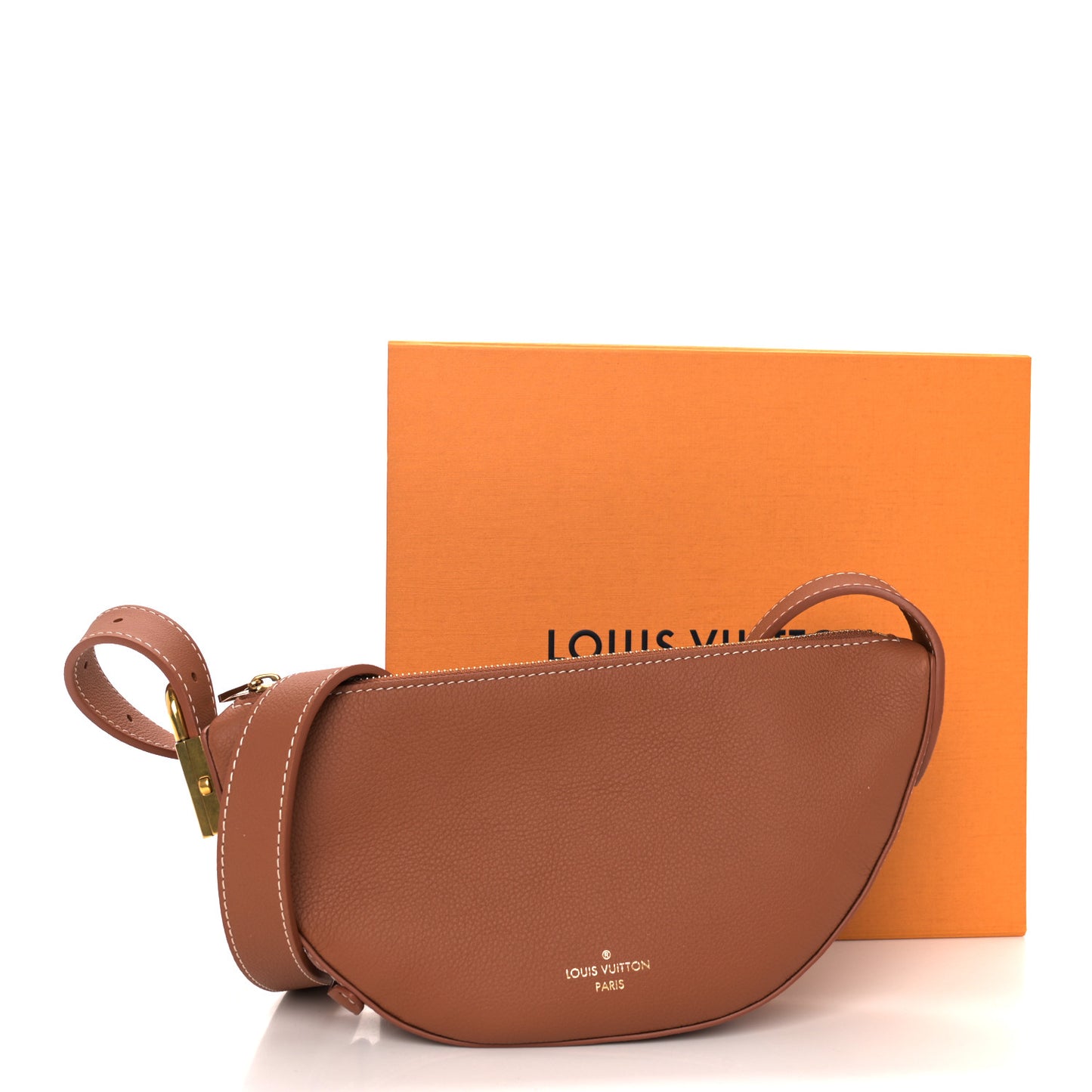 Smooth Calfskin Low Key Bumbag Cognac