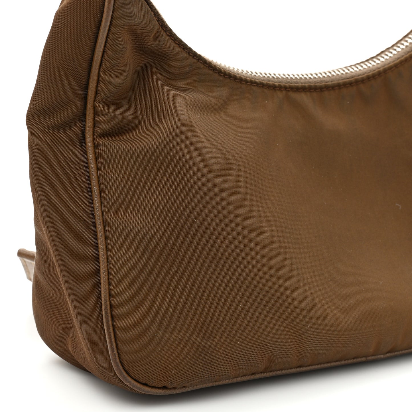 Tessuto Nylon Saffiano Re-Edition 2005 Shoulder Bag Cacao