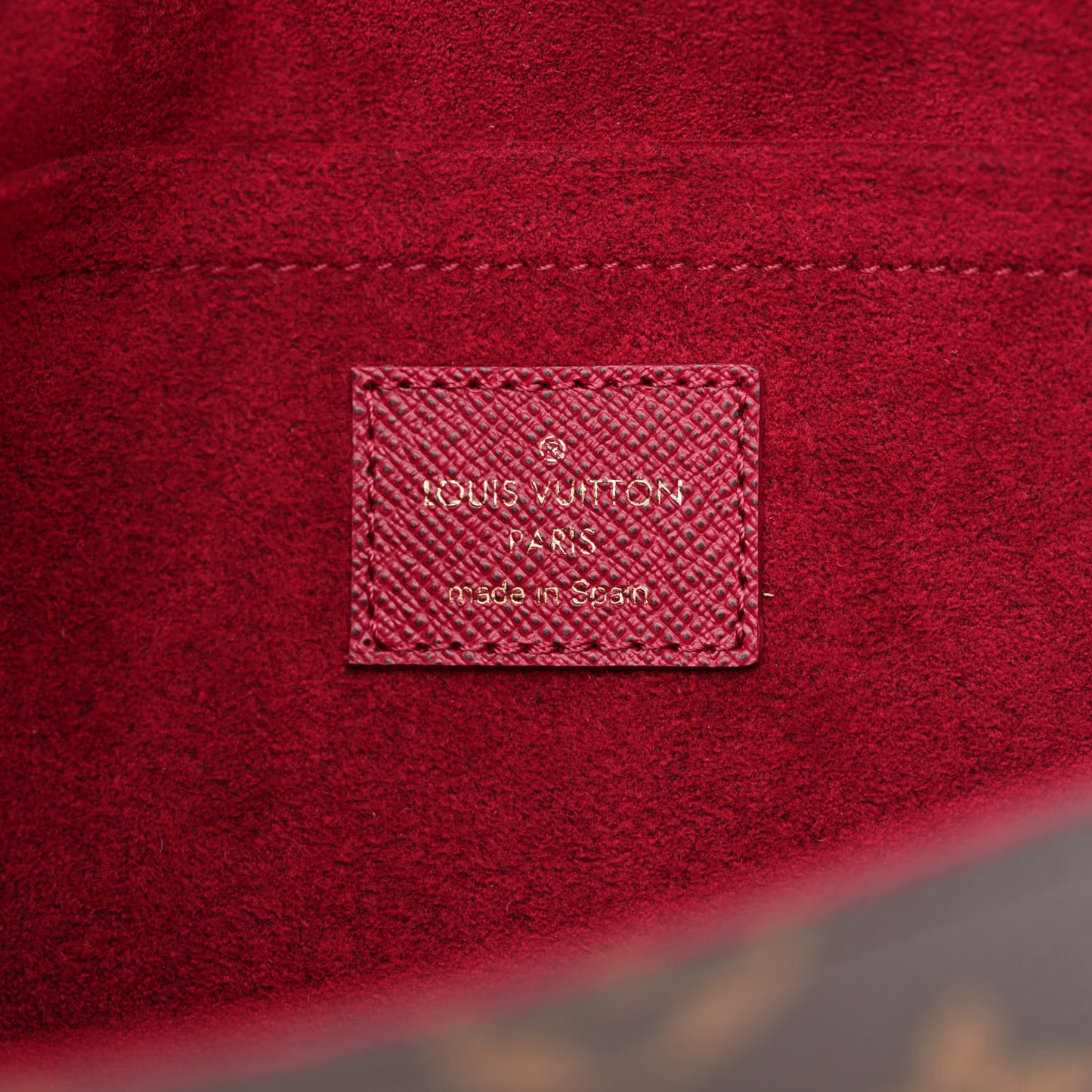 Monogram Pochette Felicie Chain Wallet Fuchsia